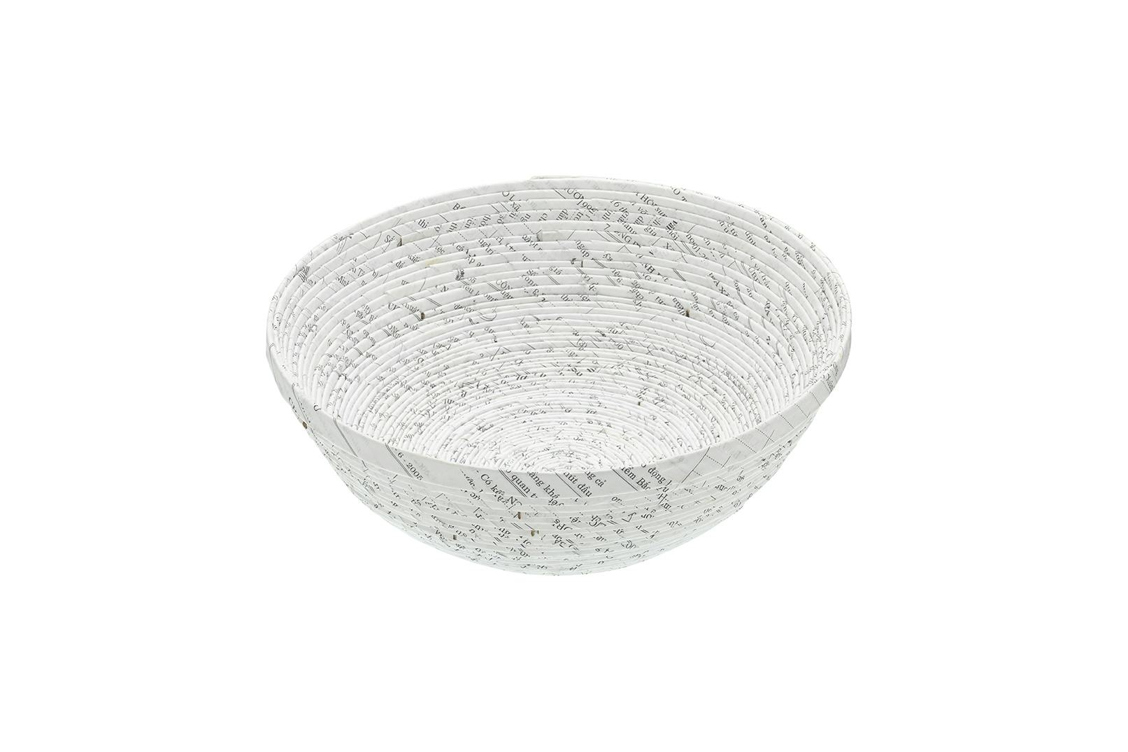 Rackhams Fruit Bowl, Recycled Paper, Strong, Biodegradable And Reusable, 25Cm - Mixed - Recycled Paper - Fruit Bowl