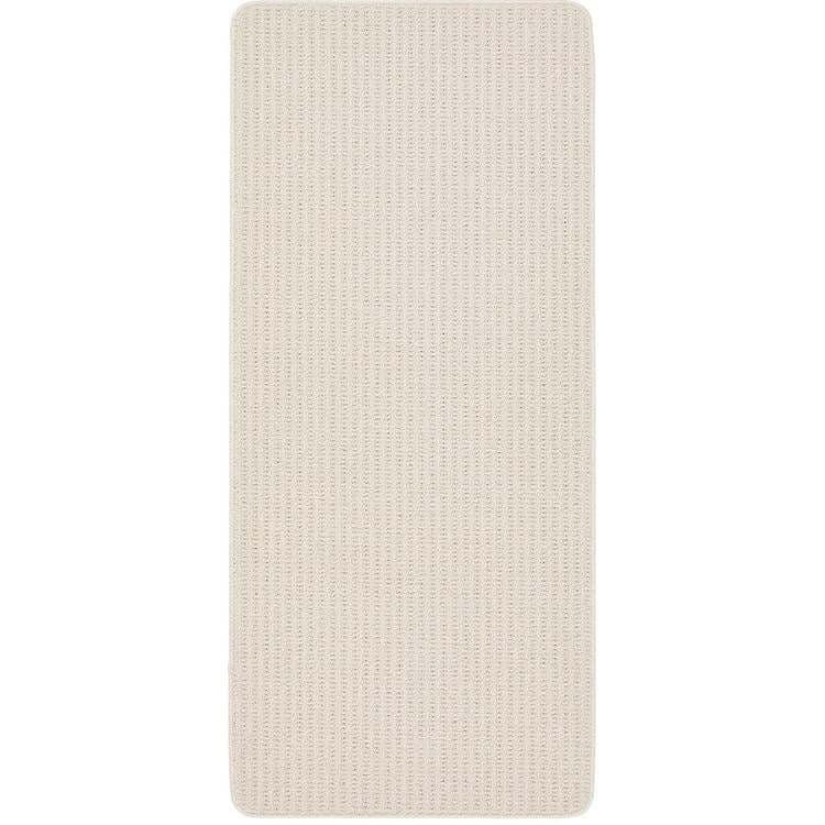 The Rugs Cream Washable Waffle Texture Mat And Runner - 67X150 Cm