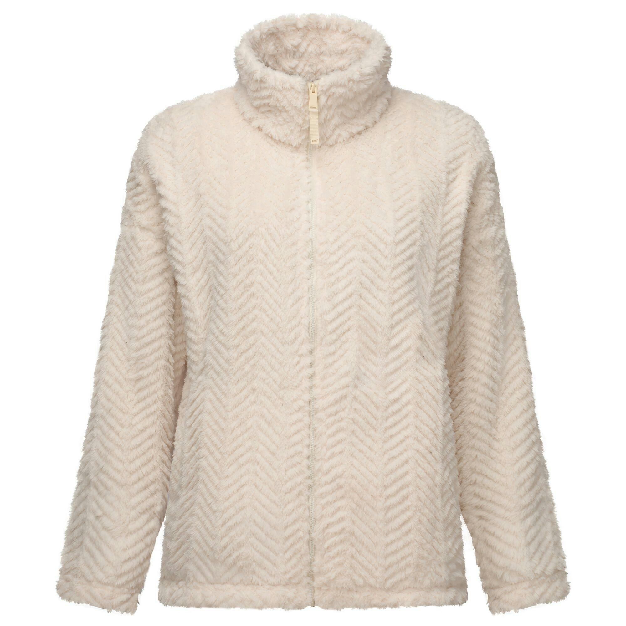 Regatta Women's Light Ayana Full Zip Fleece Jacket - Vanilla - 16 Uk - Vanilla - 70% Polyester/30% Recycled Polyester