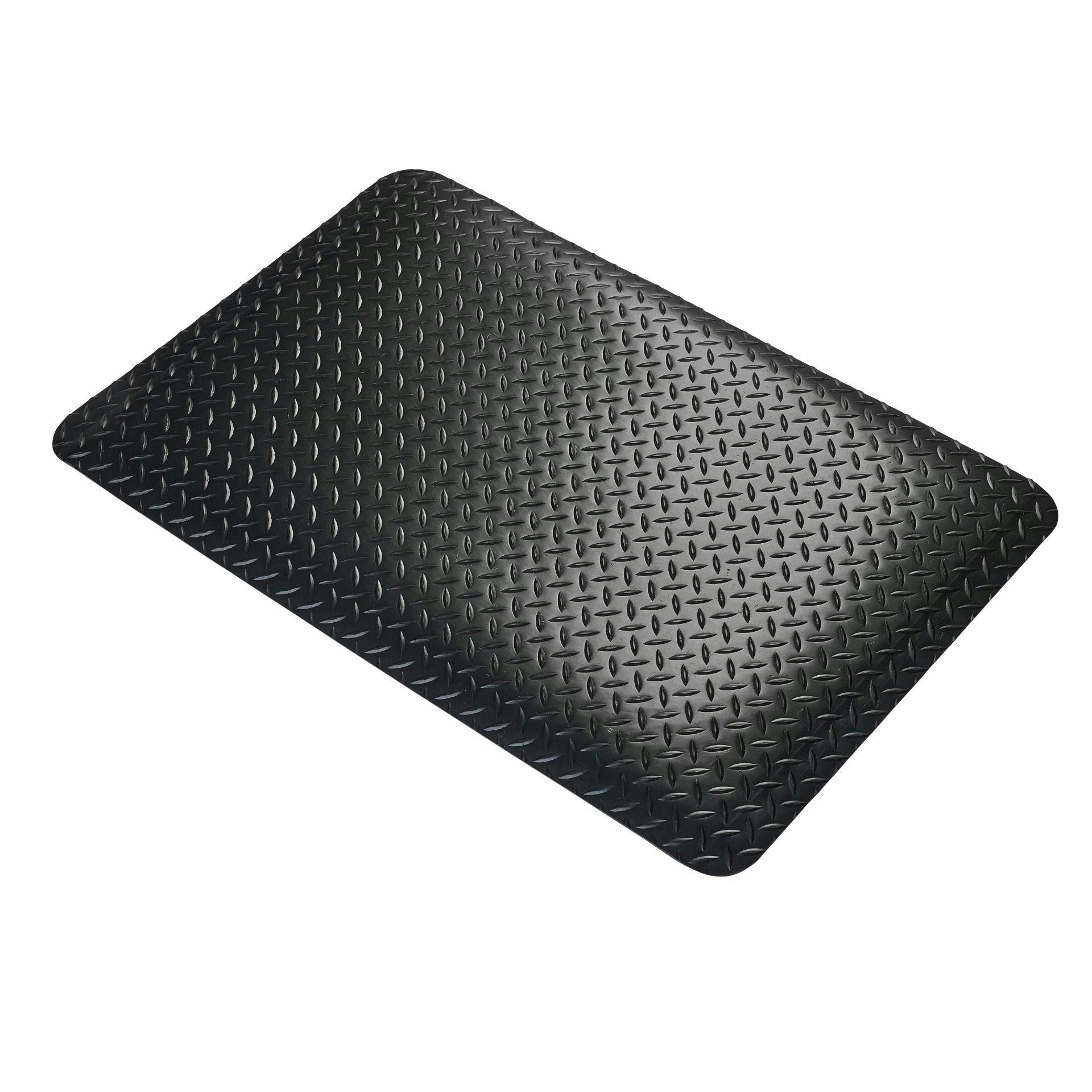 Nicoman Black Anti Fatigue Mat - Commercial & Industrial Use - 15Mm - 90X60cm