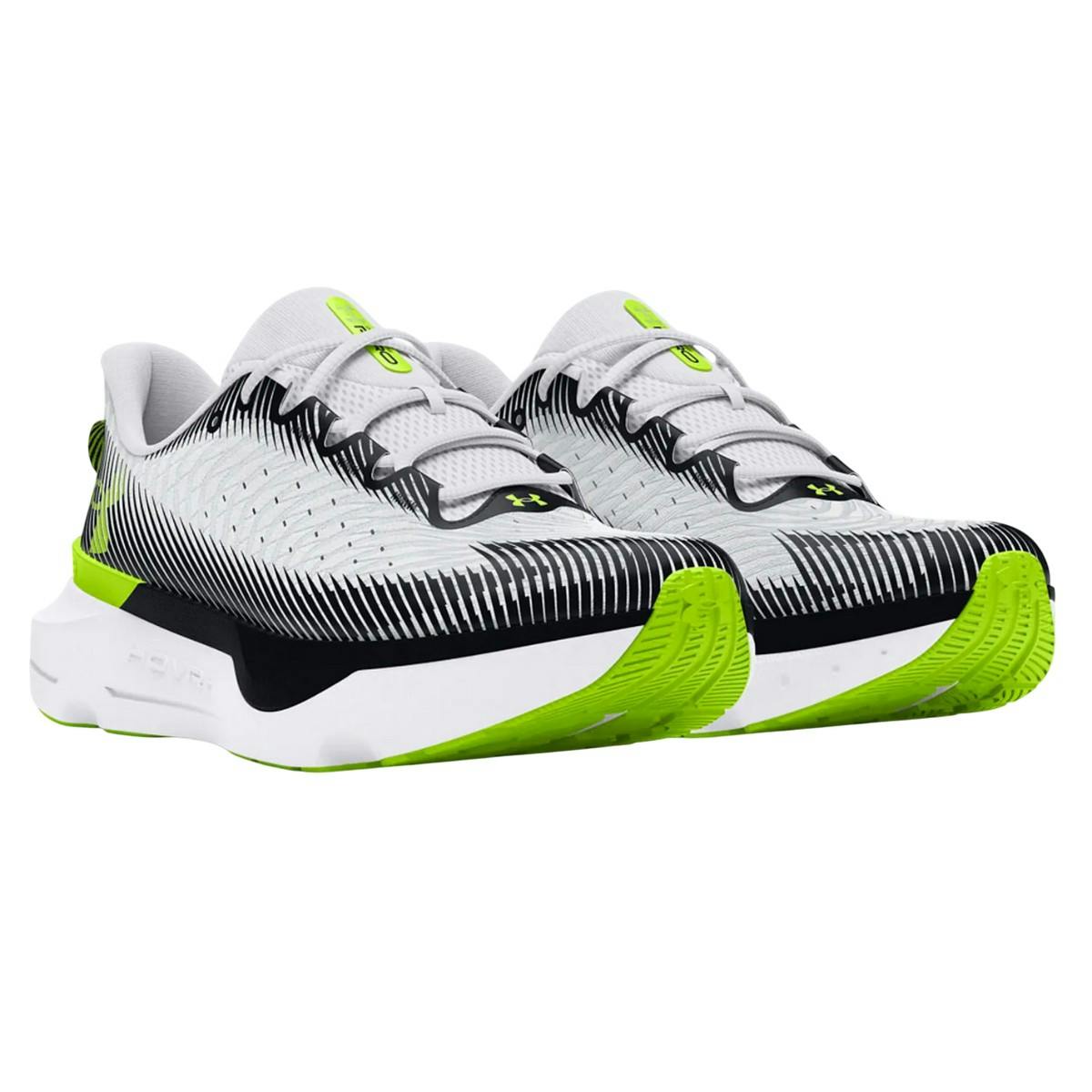 Under Armour Women's White / Infinite Pro Running Trainers - 6.5 Uk - 100% Mixed