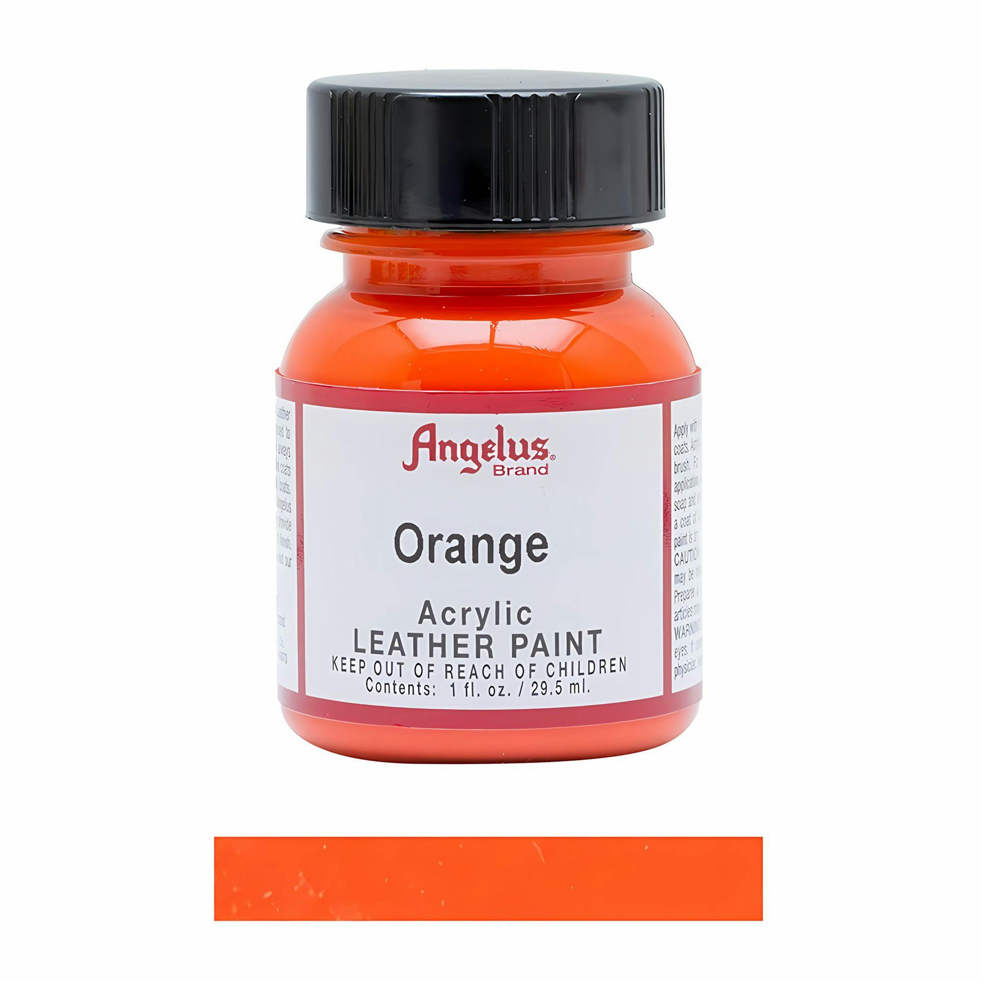 Rackhams Orange Leather Paint For Sneaker Customs And Shoes 1Oz