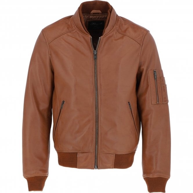 Ashwood Leather Bomber Jacket : Danny - 2XL - Leather - Tan