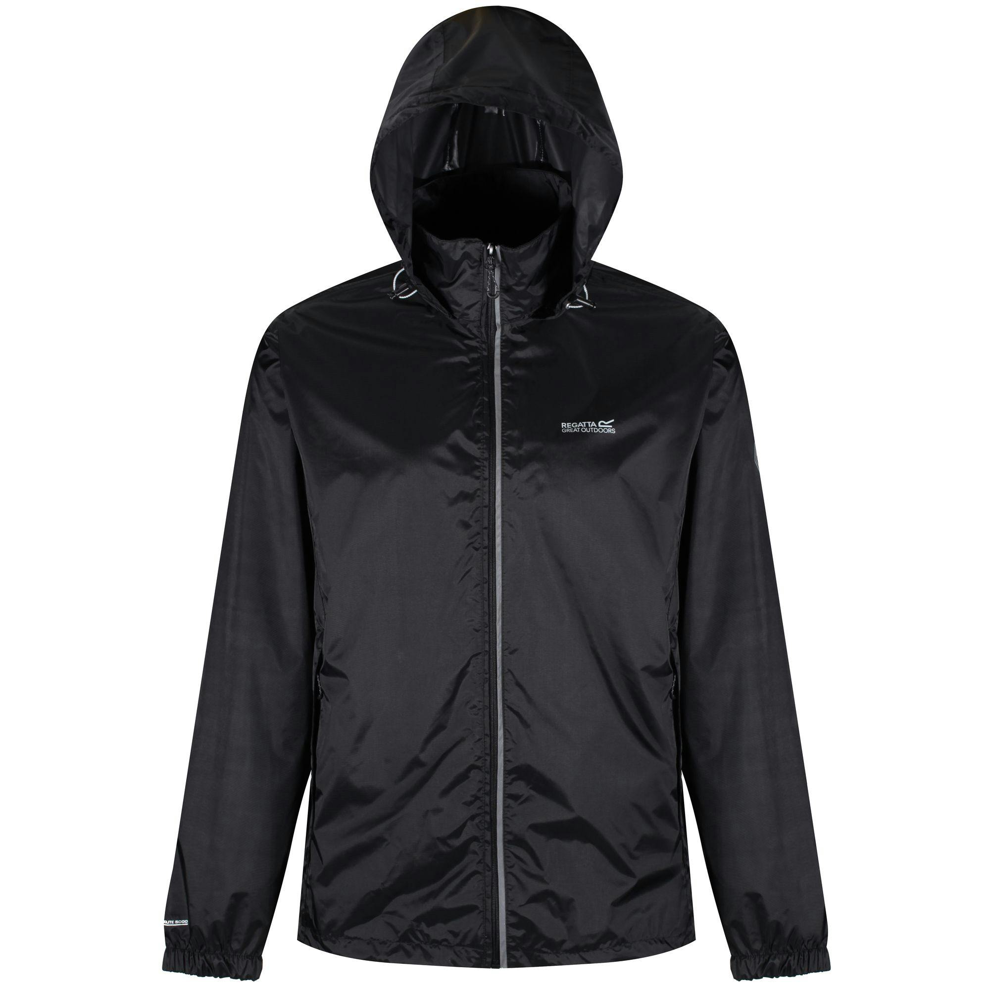 Regatta Men's Black Lyle Iv Waterproof Hooded Jacket - M - 100% Polyamide