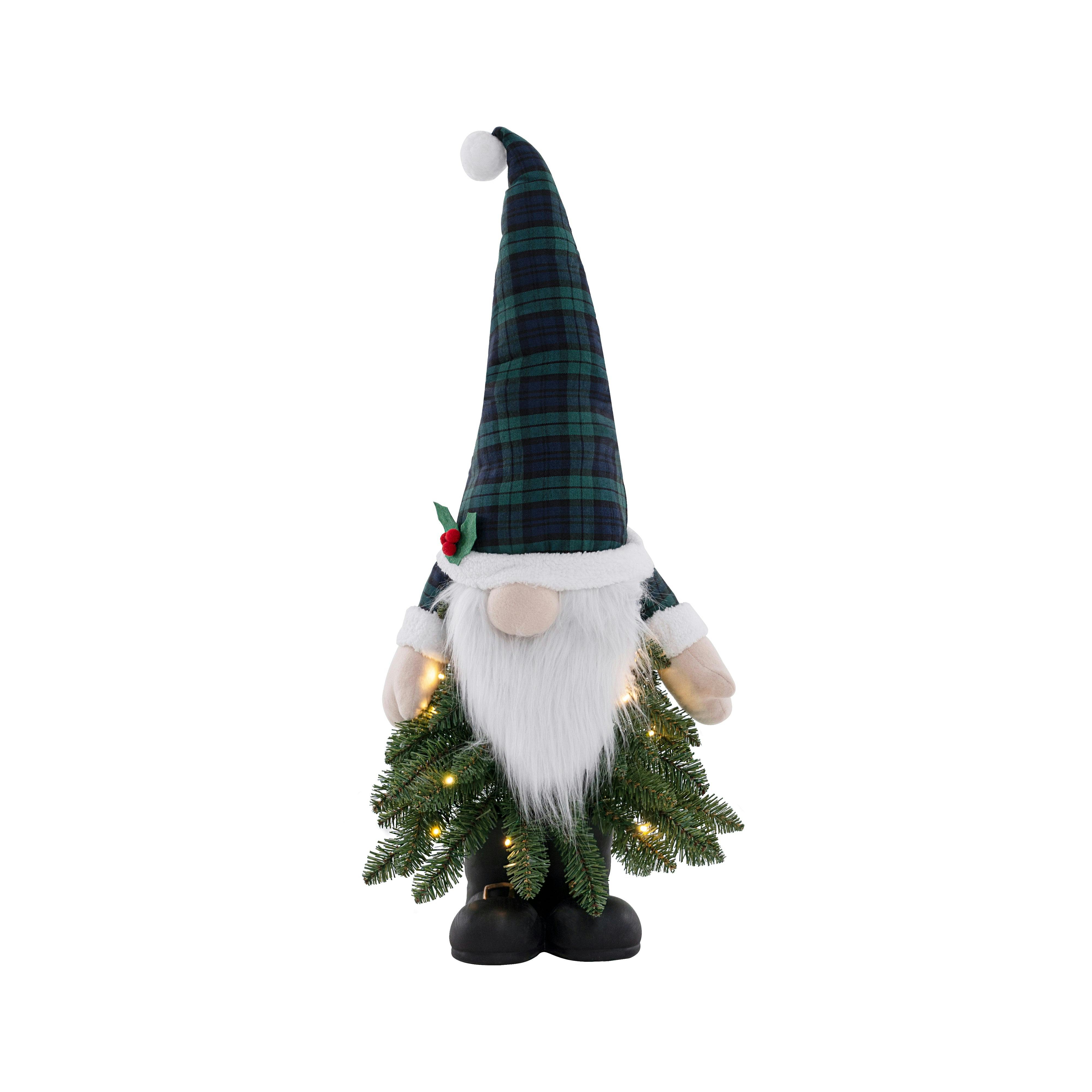 Outdoor Living Light Hamish The Highland Gnome – -Up Tartan Gnome