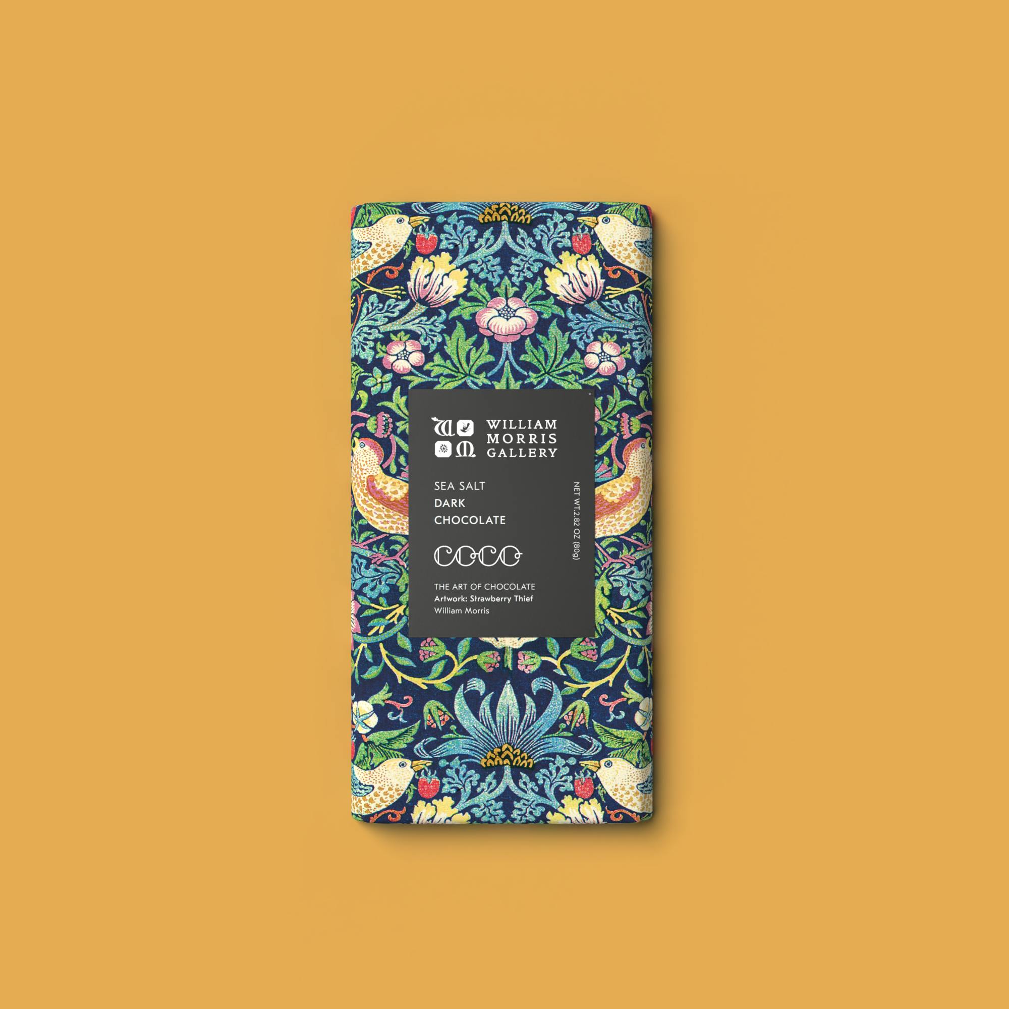 Coco Dark Sea Salt Chocolate William Morris Limited Edition