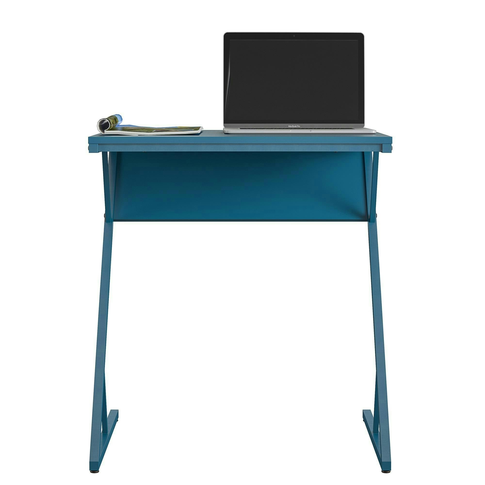 Dorel Home Blue Regal Accent Table Laptop Desk In Metal