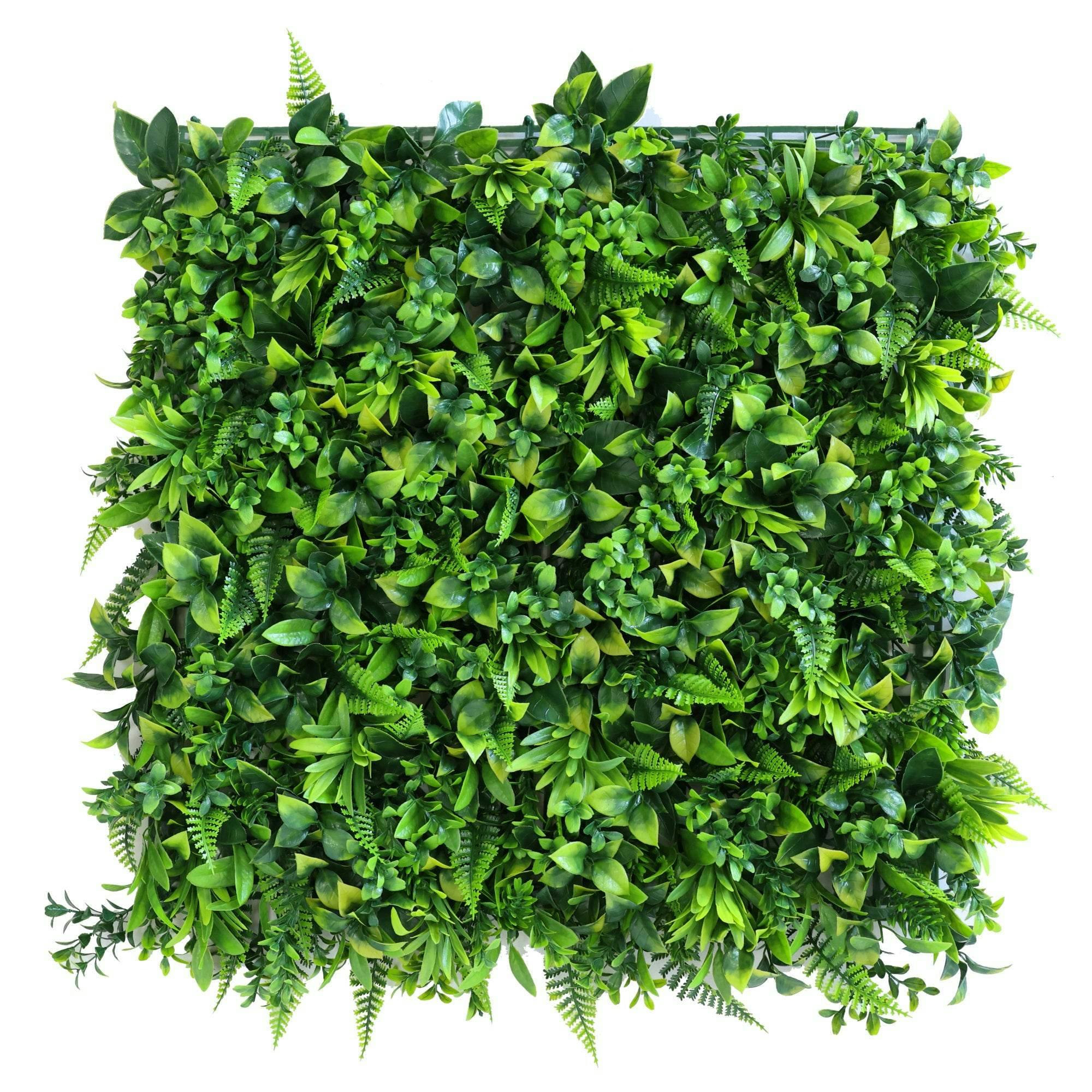 True Products Green Premium Artificial Wall Panel 50 X 50Cm - Fern