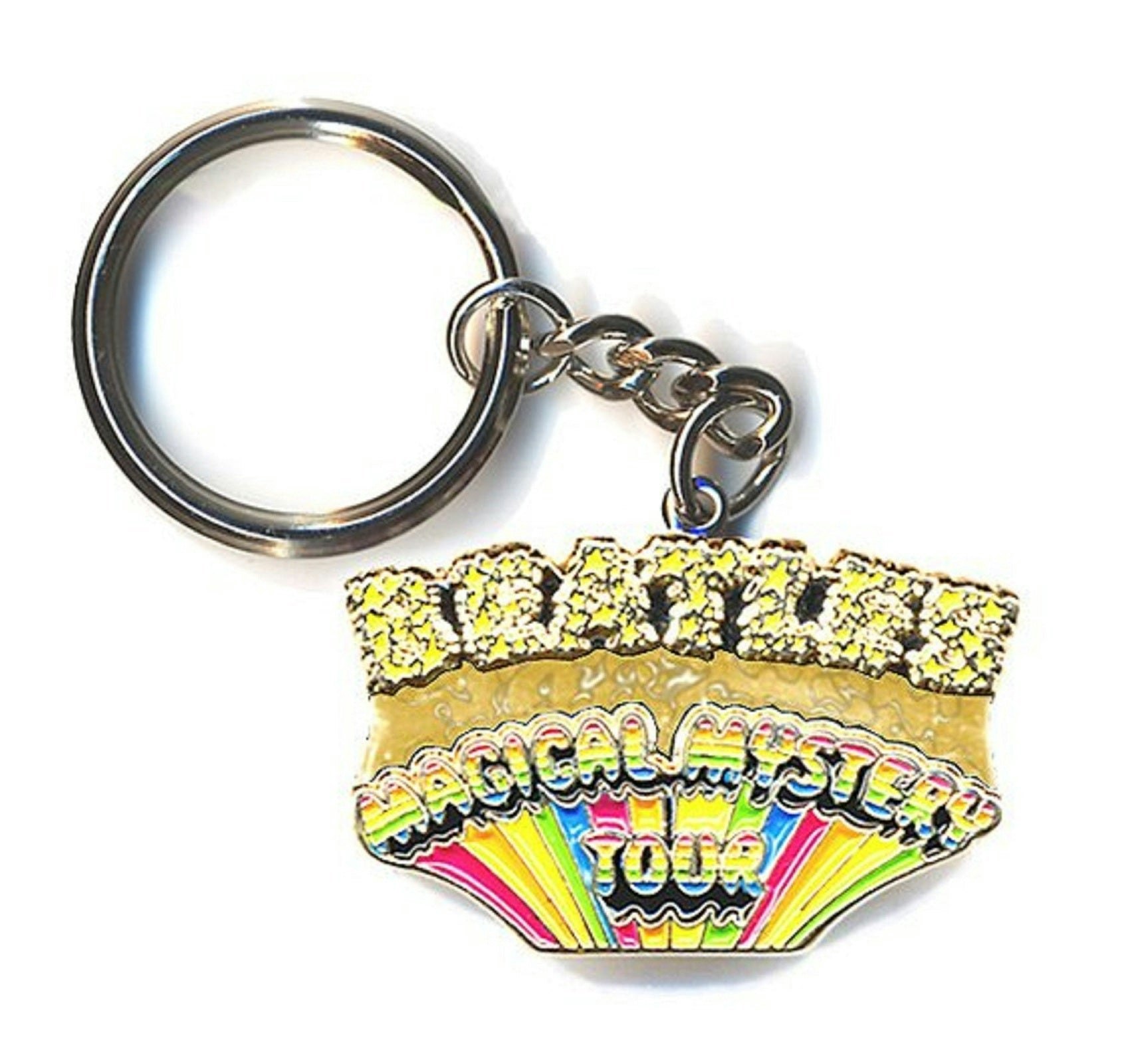 Paradiso Clothing Silver The Beatles Keyring Magical Mystery Tour Keychain