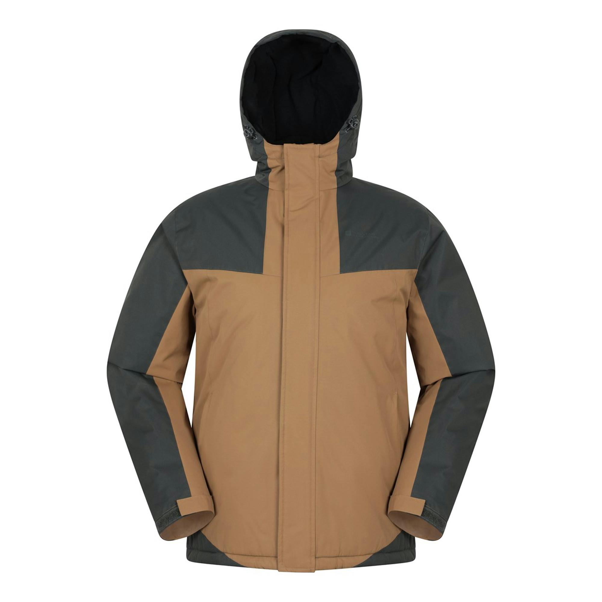 Mountain Warehouse Men's Dusk Iii Ski Jacket - Tan - L - Tan - 100% Polyester
