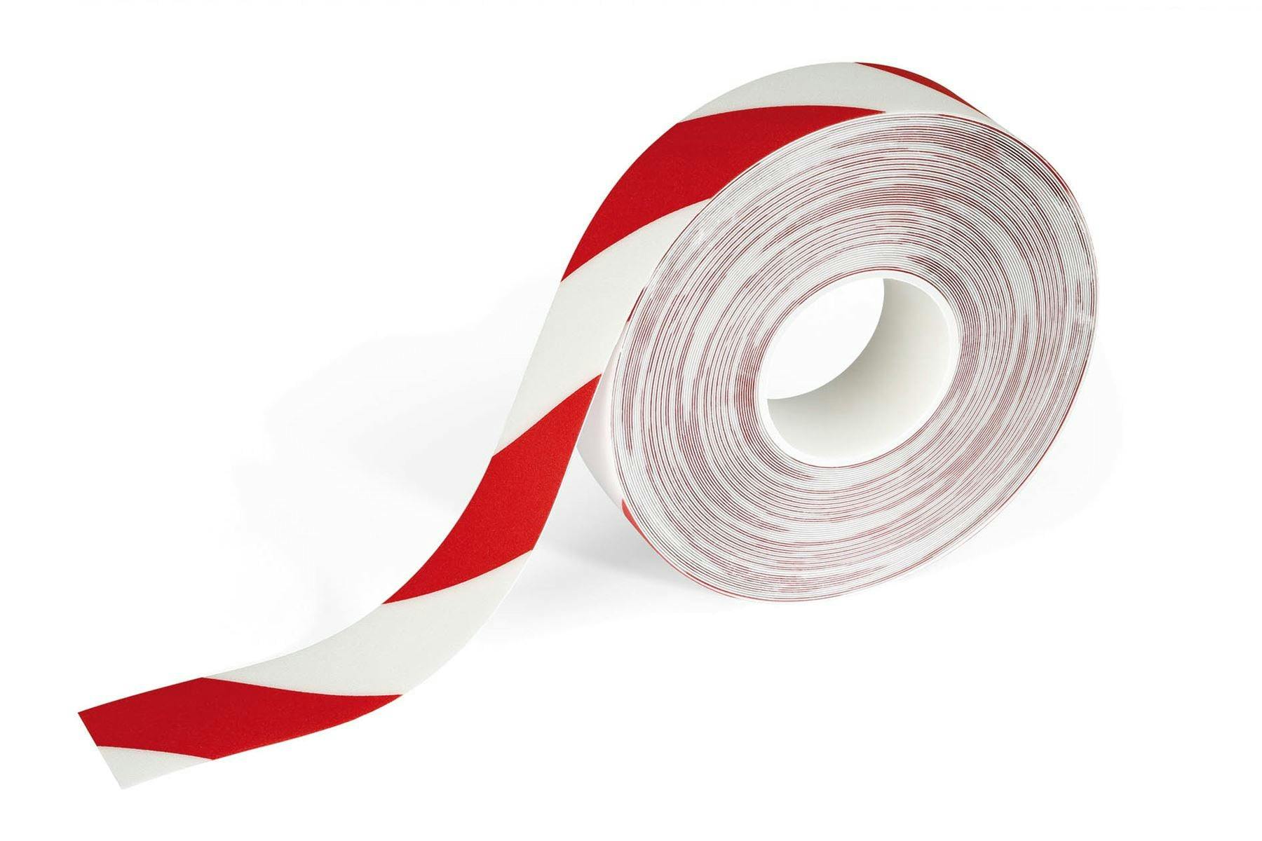 Durable Red/White Duraline Safety Non-Slip Hazard Warning Tape | 50Mm X 30M |
