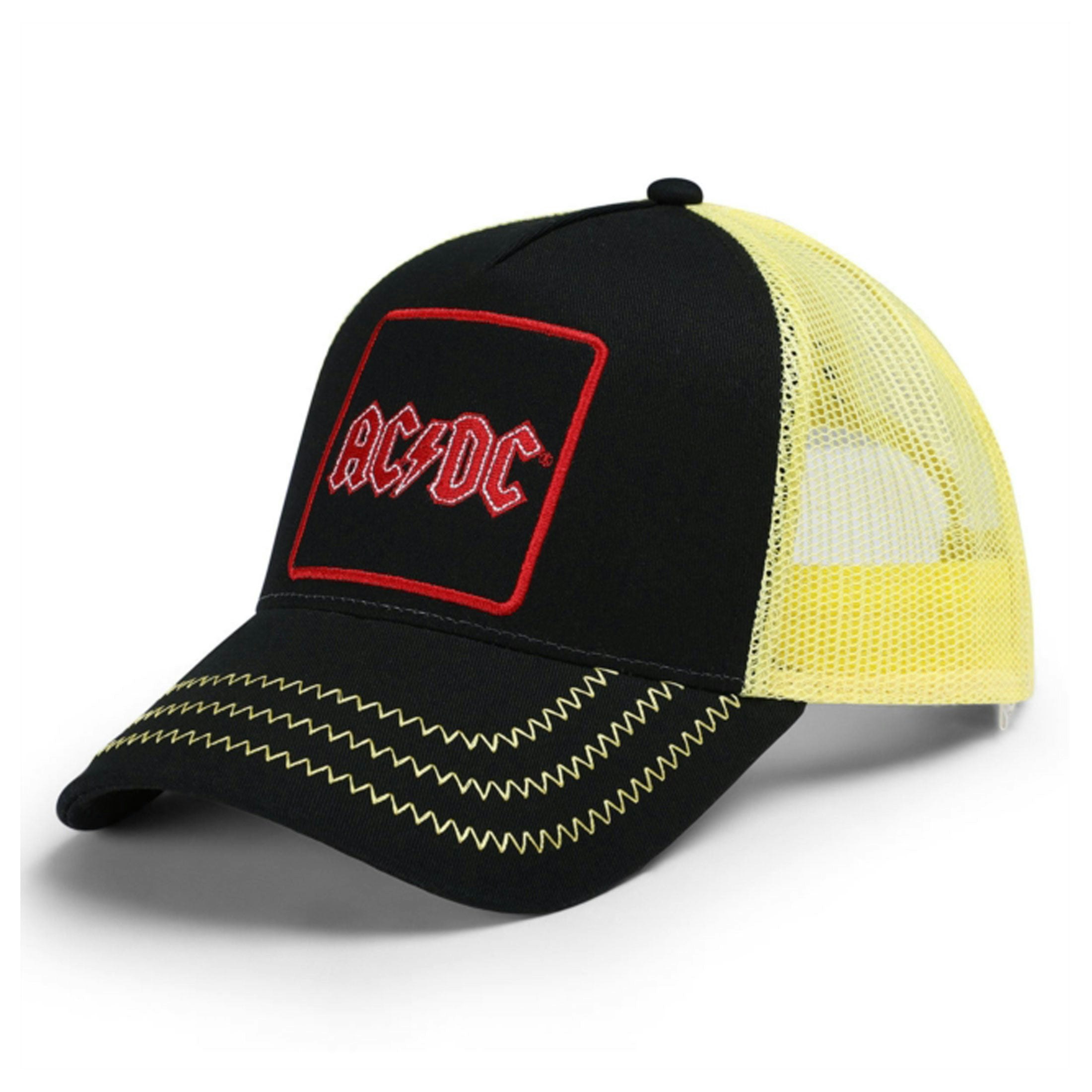 Paradiso Clothing Unisex Ac/Dc Voltage Band Logo Trucker Baseball Cap