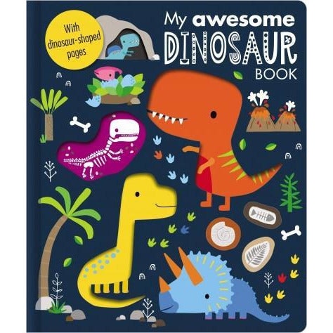Make Believe Ideas My Awesome Dinosaur Book With Dinosaur Shaped Pages Children Book