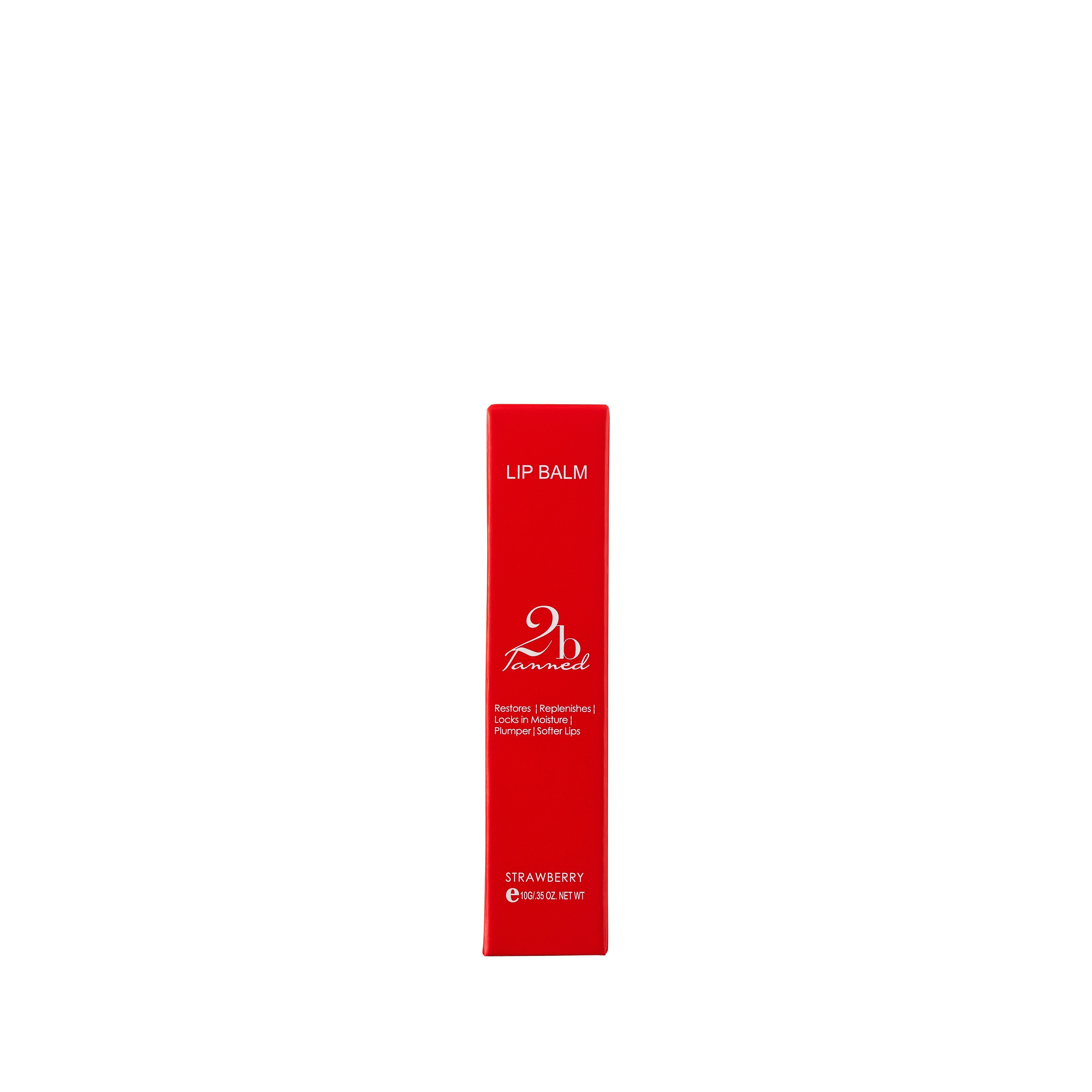 2Btanned Moisture Locking Lip Balm - Strawberry