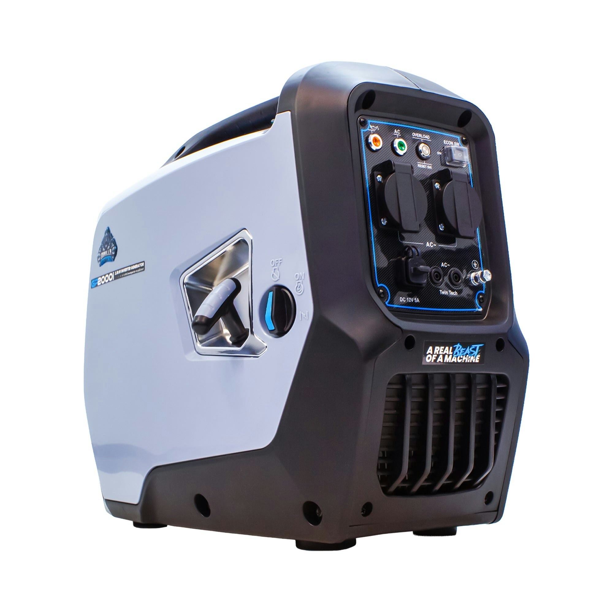 Gorilla Power Equip2clean 2000W Inverter Suitcase Generator - Gp2000i – Ultra-Portable & Fuel Efficient