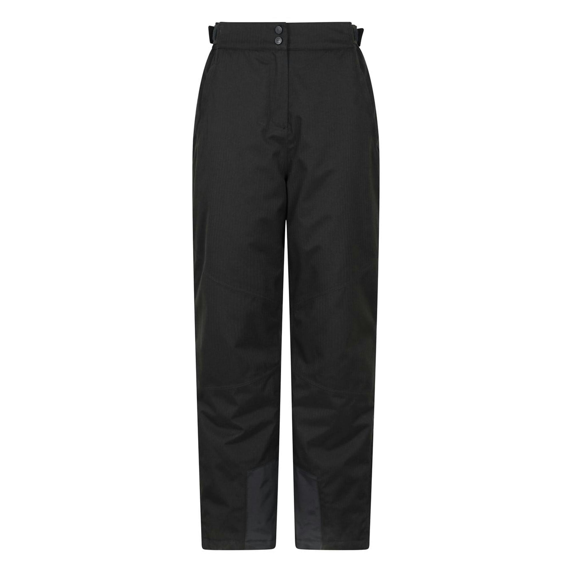 Mountain Warehouse Women's Black / Blizzard Ii Ski Trousers - Jet - 18 Uk R - Jet - 100% Polyester