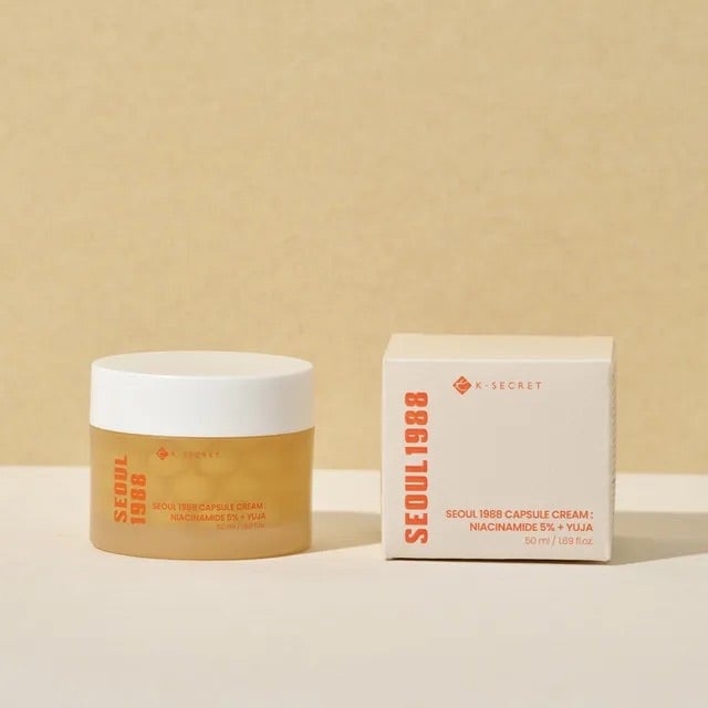 K-Secret Capsule Cream: Niacinamide 5% + Yuja 50Ml - Image 5