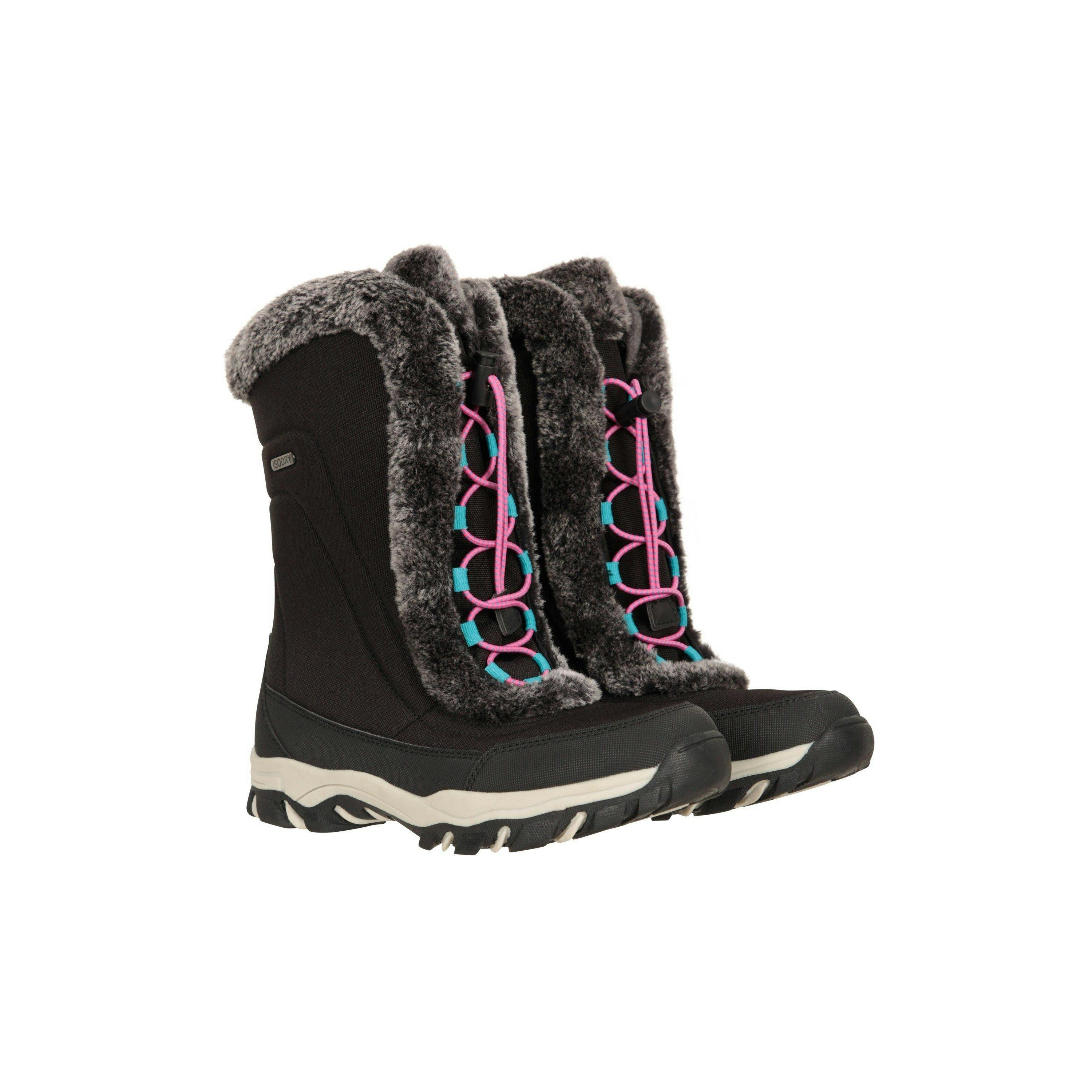 Mountain Warehouse Pink Kids Ohio Snow Boots - 1 Uk