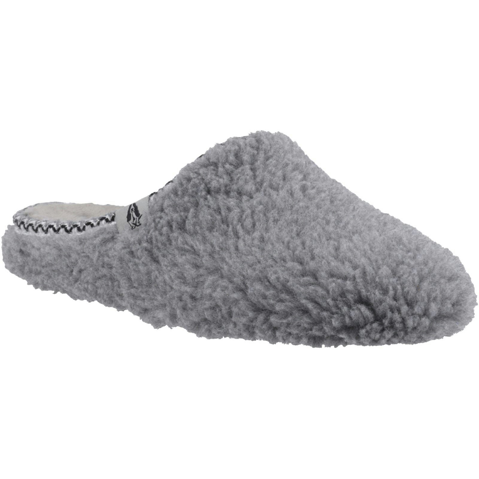 Hush Puppies Women's Grey Good Textile Slippers - Size 7