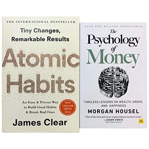 Various Publishers Atomic Habits & The Psychology Of Money 2 Books Collection Set