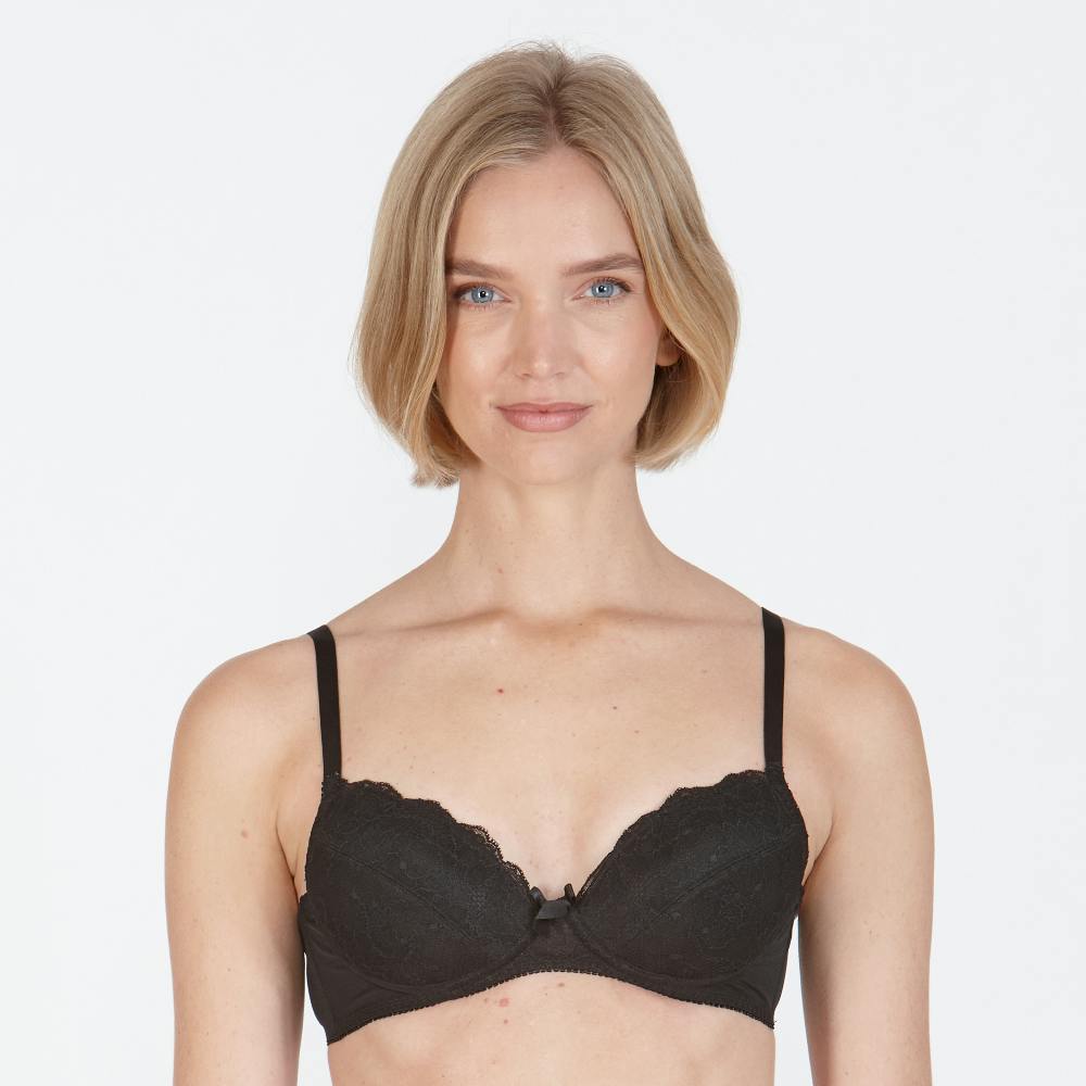 Little Women Women's Black Little Amour Non Wired Ultra Padded Bra - 40A
