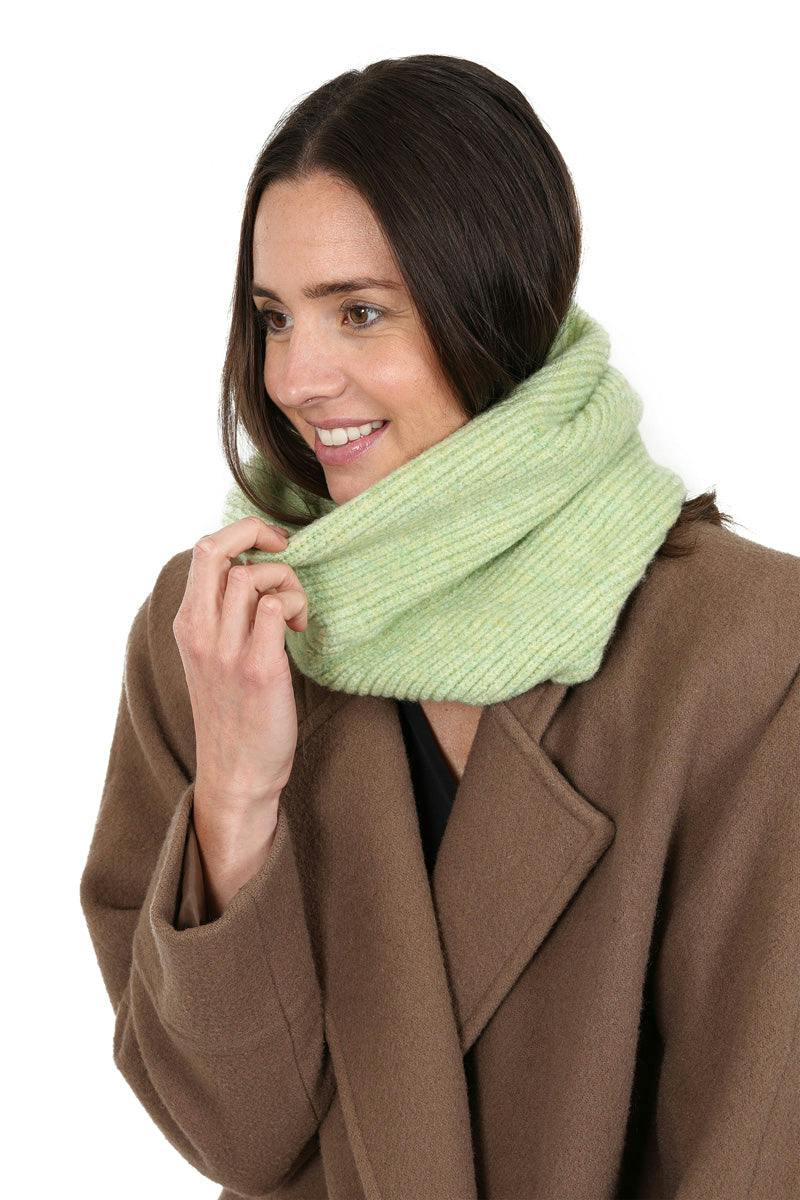 Hotsquash Women's Ribbed Snood - Lime - Onesize