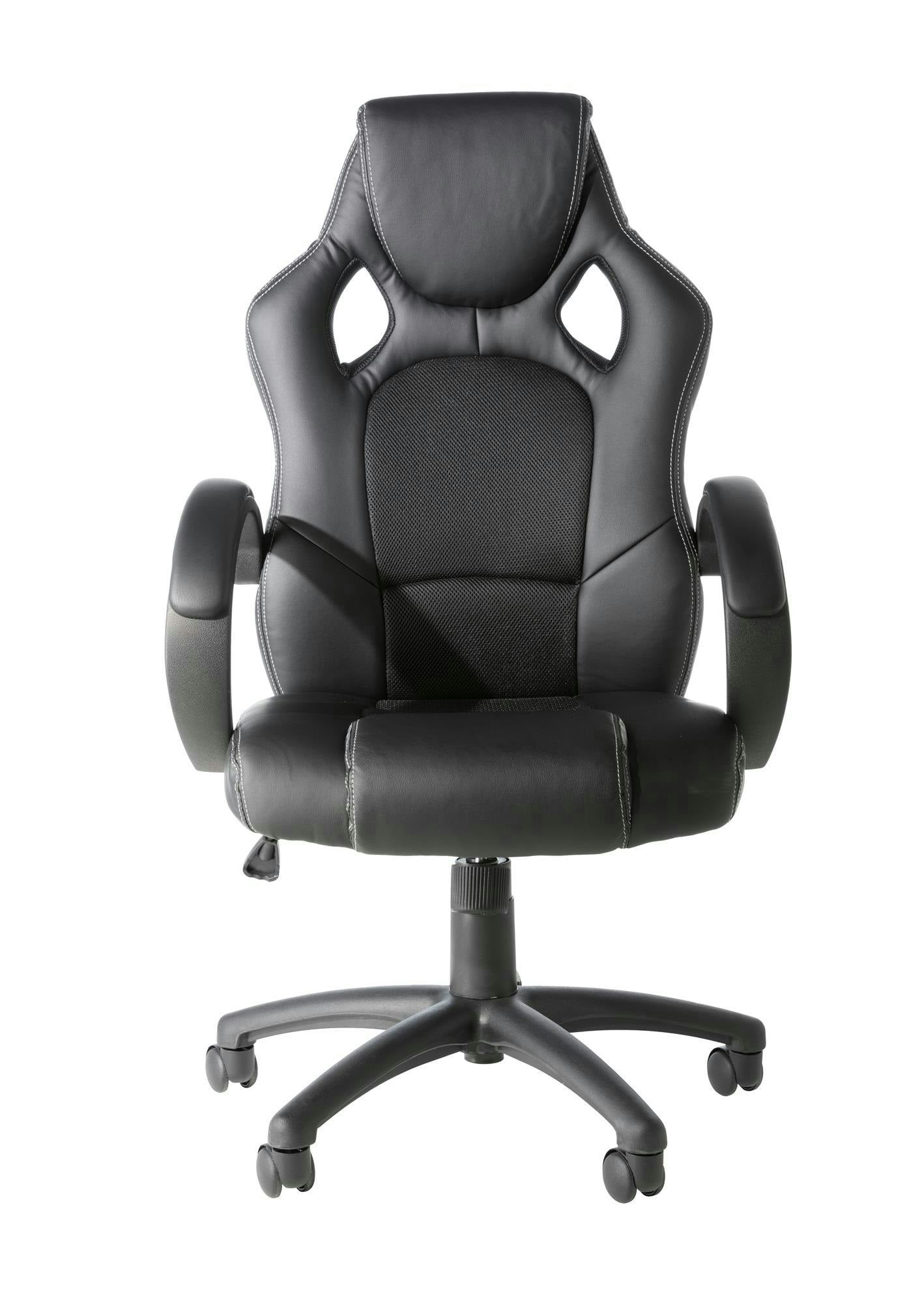 Dorel Home Black Daytona Office Chair With Wheels In