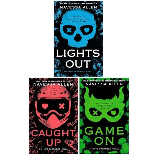 Various Publishers Men's Into Darkness Series 3 Books Collection Set By Navessa Allen (Lights Out, Caught Up And Game On)