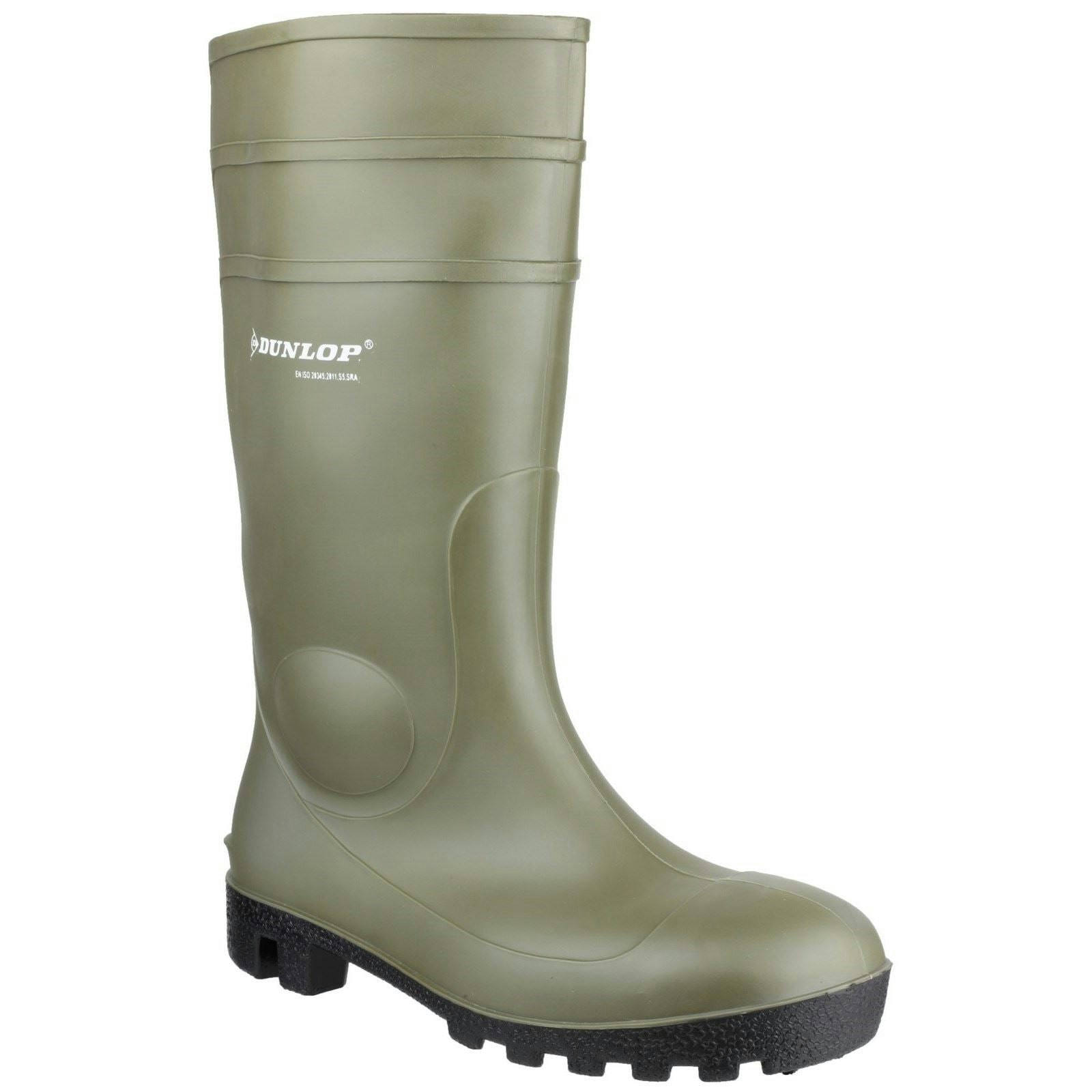 Dunlop Green Protomastor Safety Wellington - 9 Uk