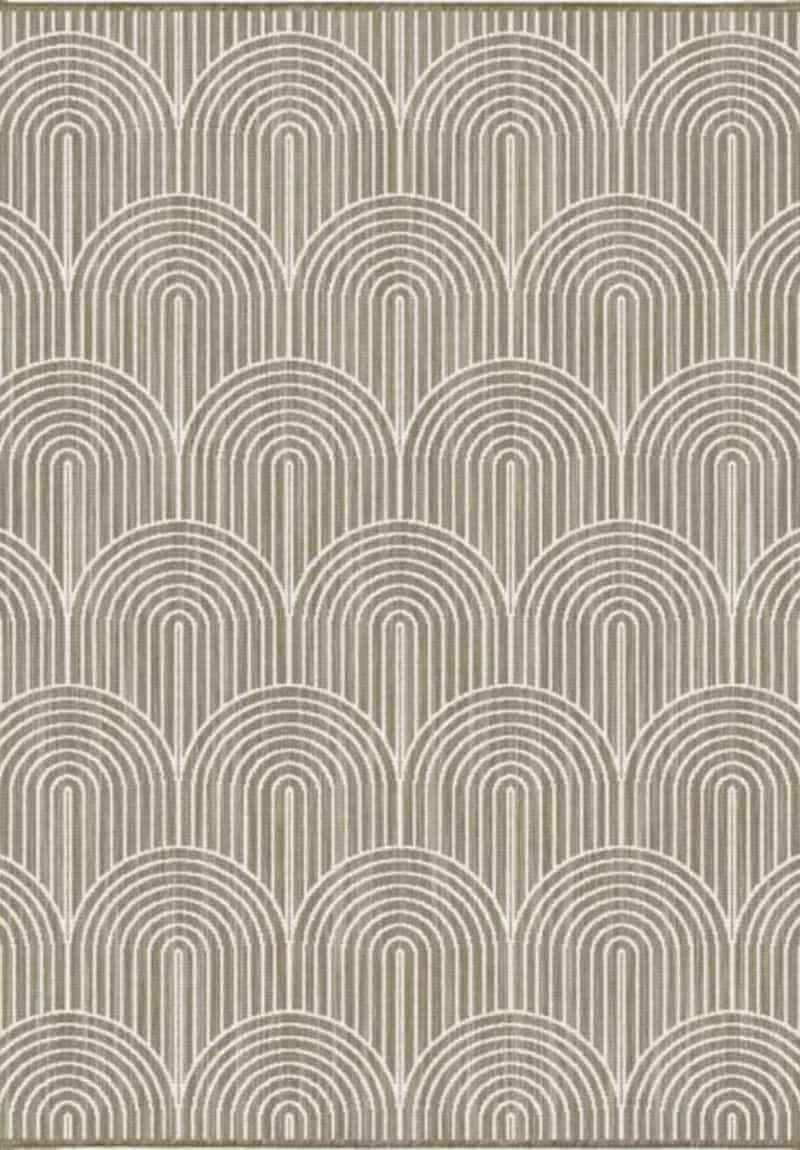 Hanse Home Beige Pangli Flatweave Reversible Rug Indoor-Outdoor - 120X170 Cm