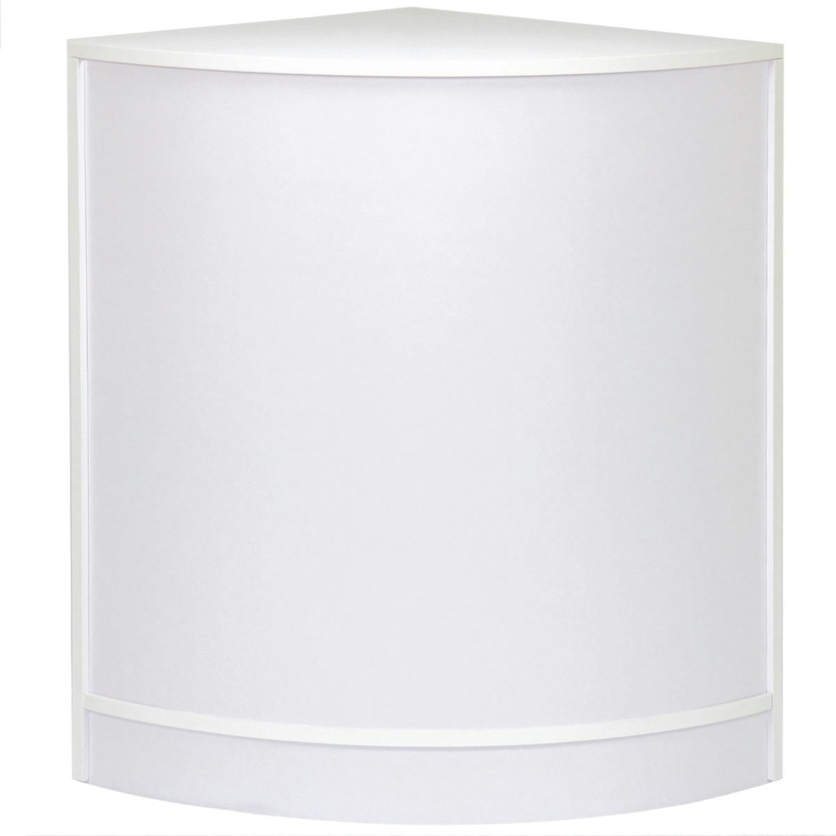 Rackhams White Retail Shop Corner Counter Cm60