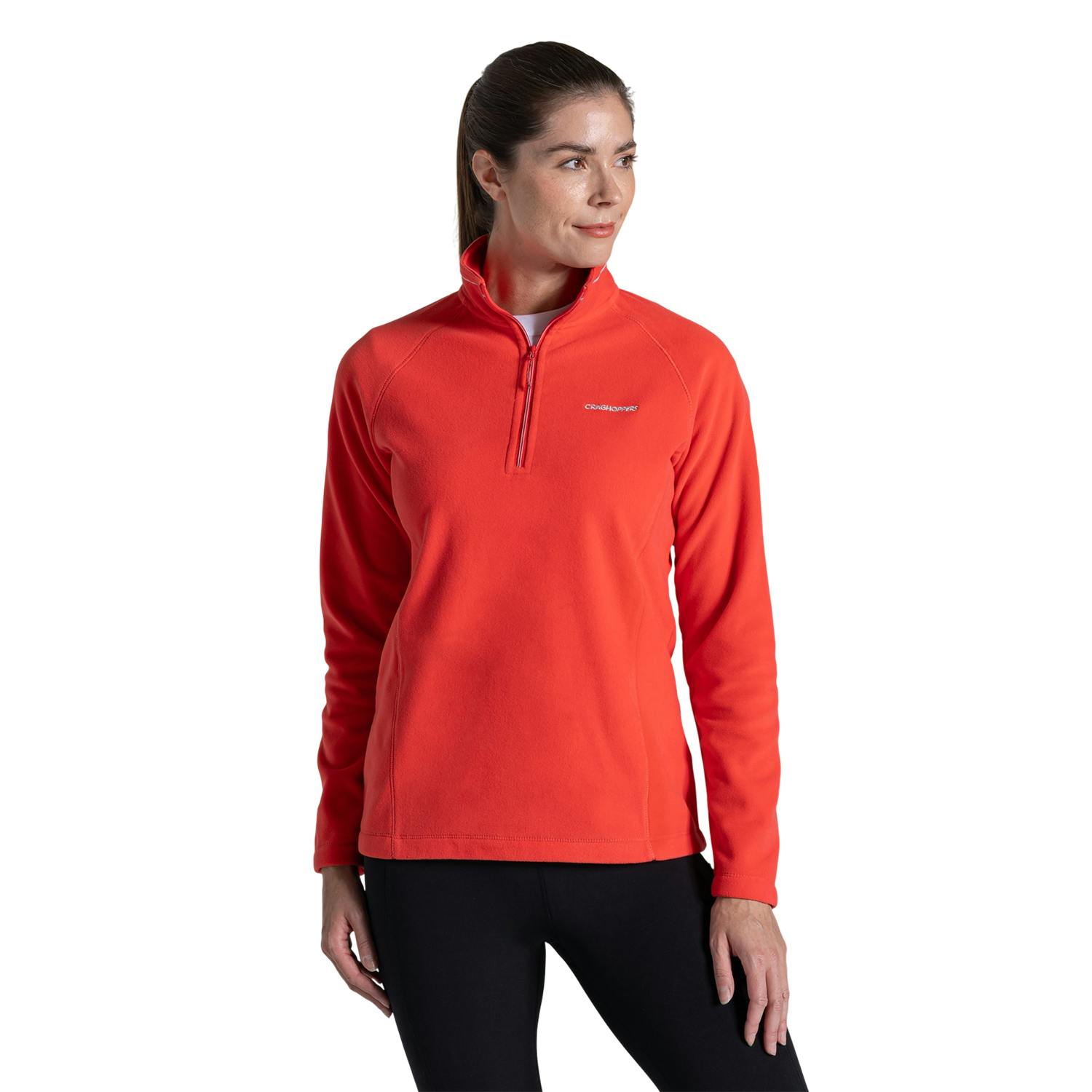 Craghoppers Women's Red Miska Vi Half Zip Fleece - Dawn - 10 Uk - Dawn - 100% Polyester