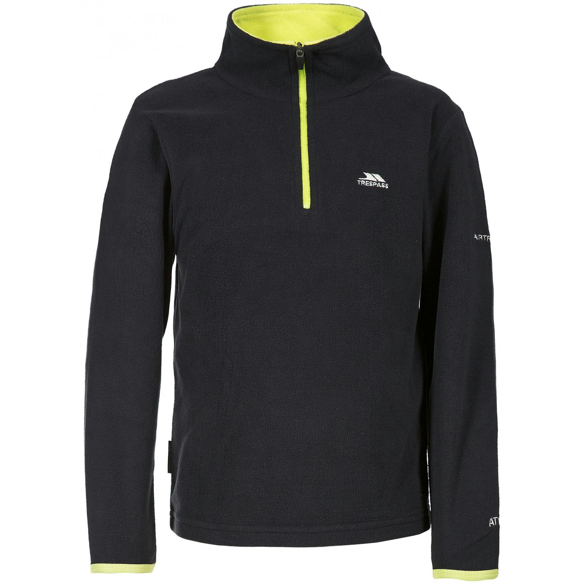 Trespass (3/4 Years, Black) Childrens Boys Etto Half Zip Fleece Top - Image 3