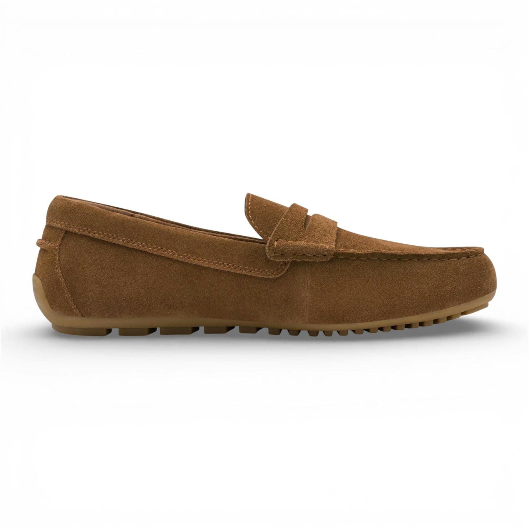 Tamaris Men's Brown Suede Moccasin Loafers Casual Shoes - Tan - Uk 6 | Eu 40 | Us 7