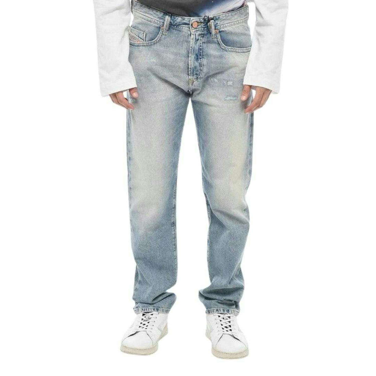 Diesel Men's Light/Blue Buster-X Jeans - 32S - 100% Cotton