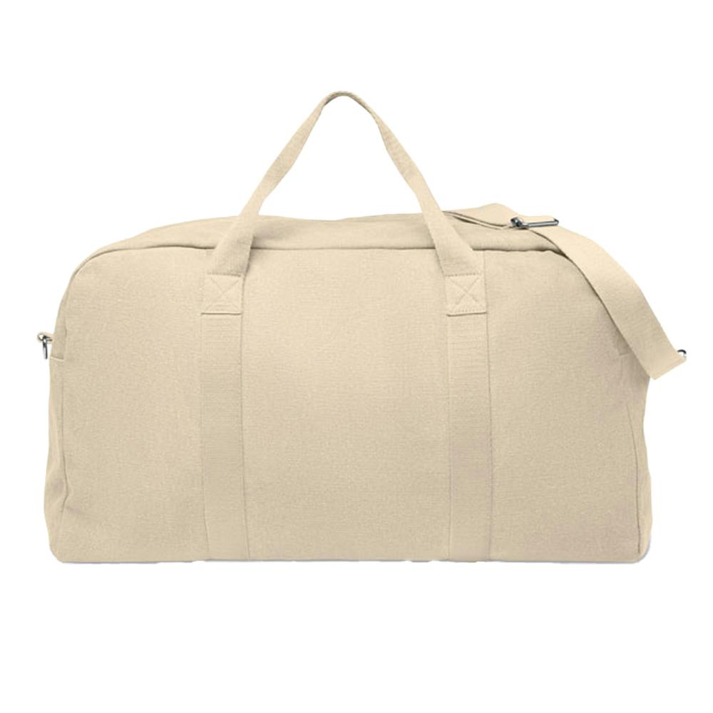 Midocean Beige Duffas Duffle Bag - One Size - 60% Recycled Cotton/40% Recycled Polyester