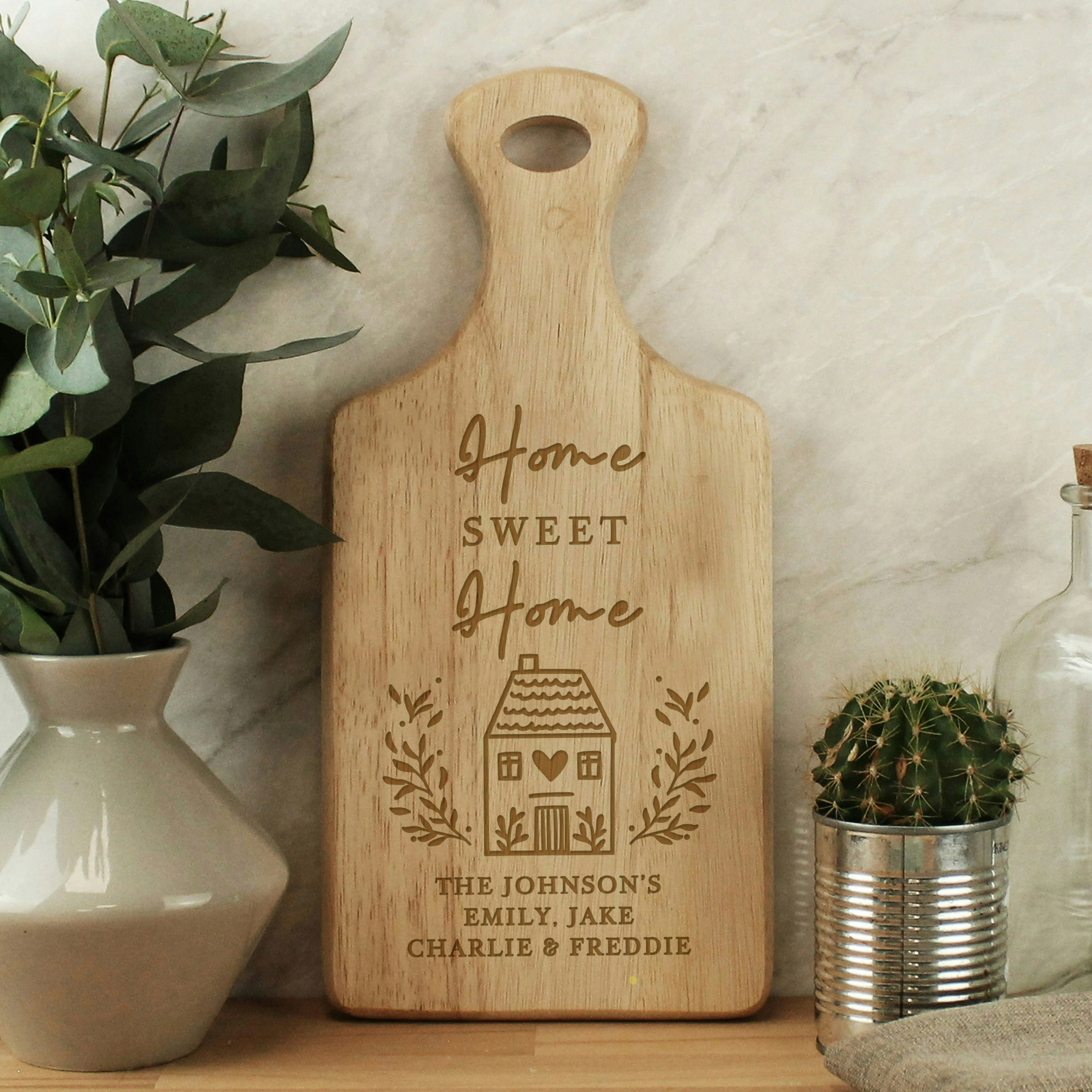 Rackhams Grain Personalised Home Wooden Paddle Board