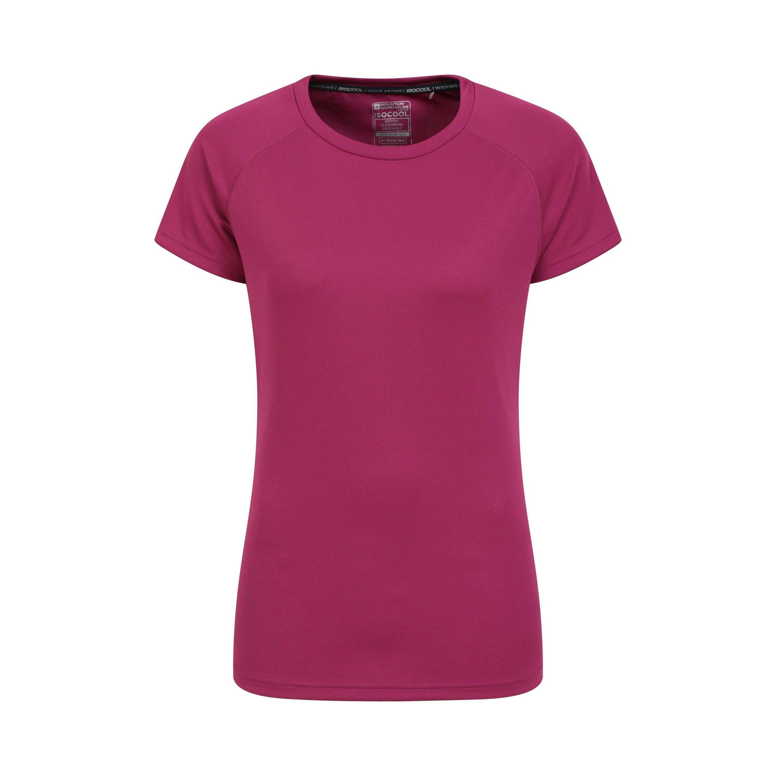 Mountain Warehouse Women's Purple / Endurance T-Shirt - 18 Uk - 100% Polyester