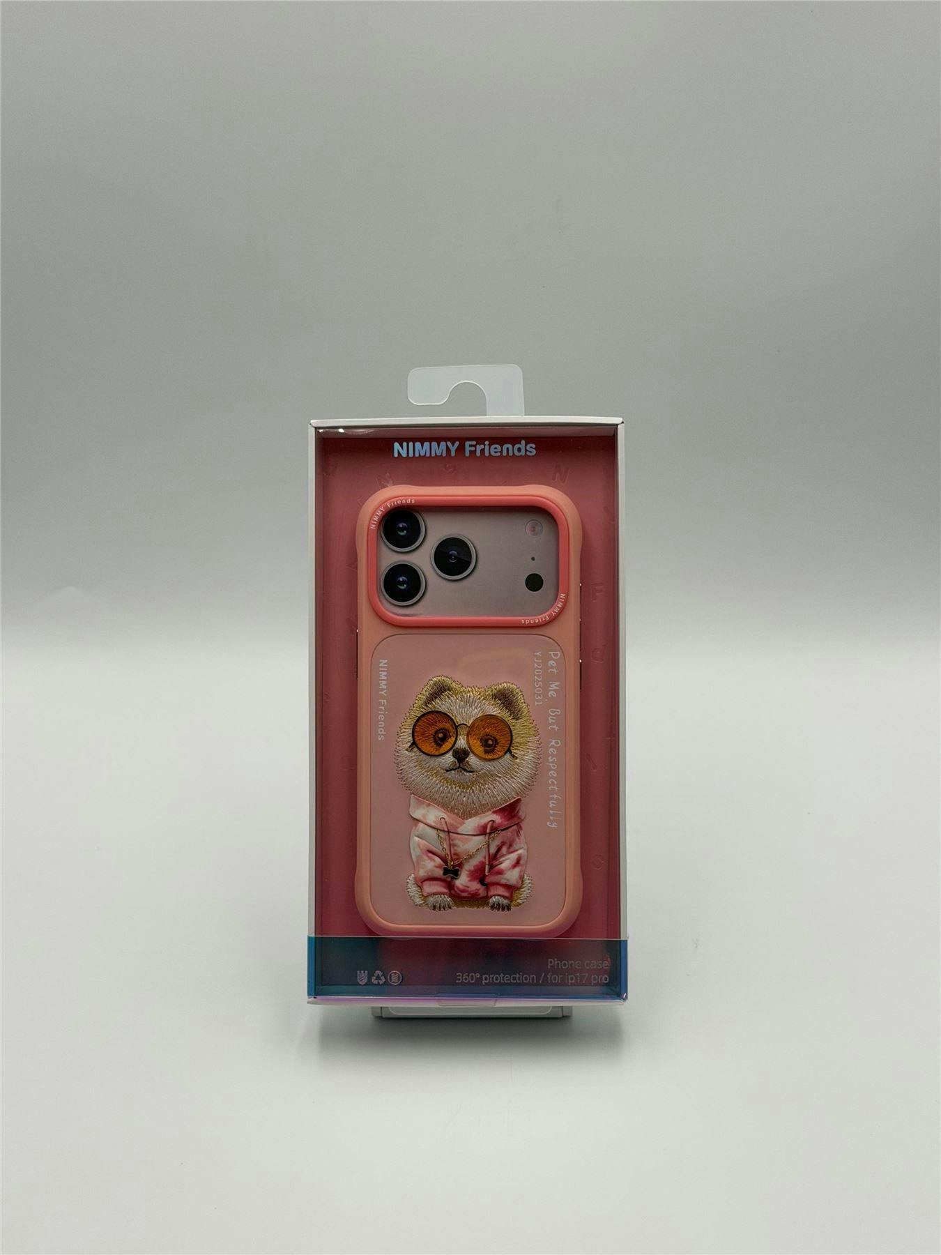 Nimmy Friends Pink Nimmy Glass Cool Dog Case With Magsafe For Iphone 17 Pro 6.3" - N-Yj-Ip17-Pro-031