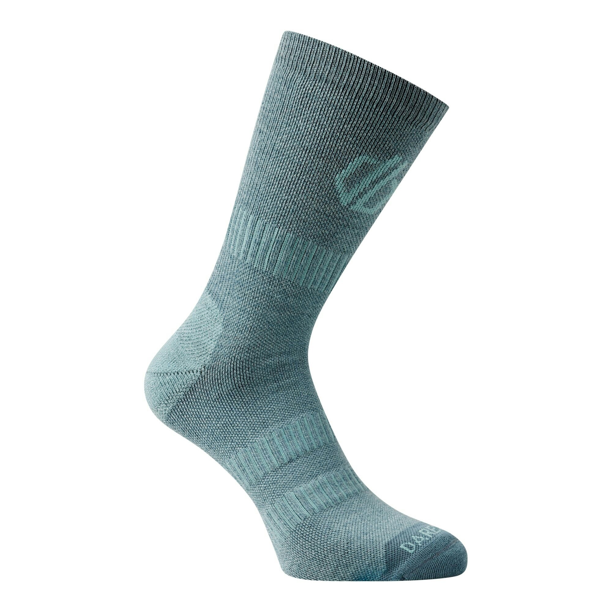 Dare 2B Unisex Grey Adult Merino Wool Walking Socks - Aquifer/Element - Aquifer/Element - Size 3
