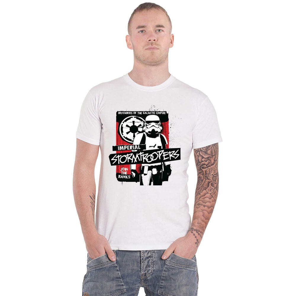Paradiso Clothing Unisex White Star Wars Defenders T Shirt - S