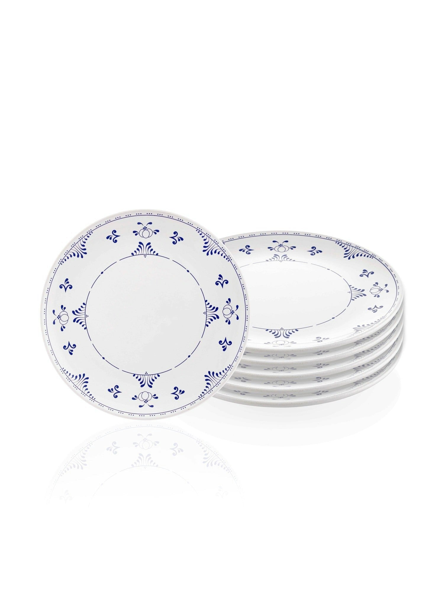 Rackhams Blue Marvy Collection Side Plates (Set Of 6)