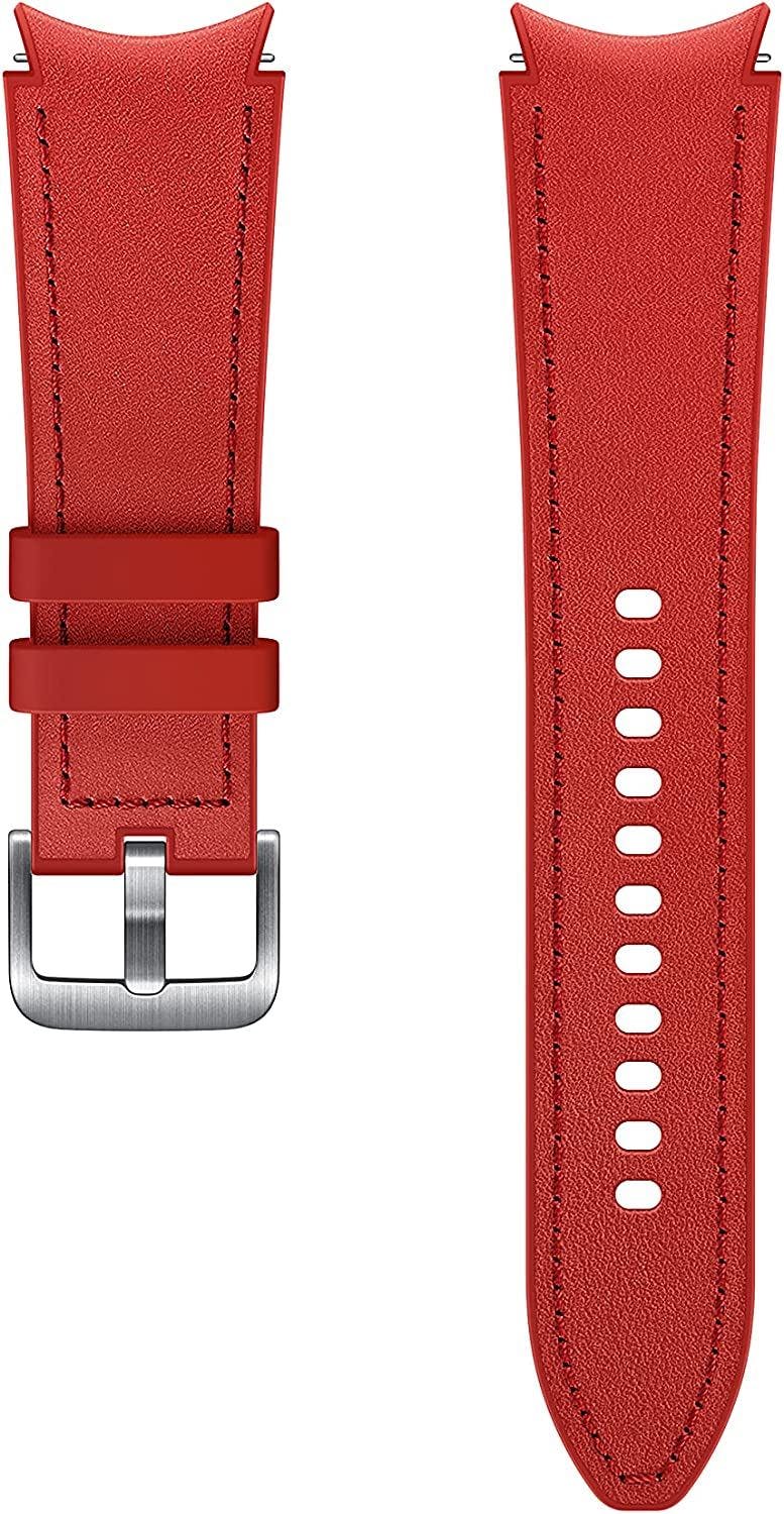 Samsung Galaxy Watch 4 Hybrid Leather Band 20Mm M/L Red - Image 3