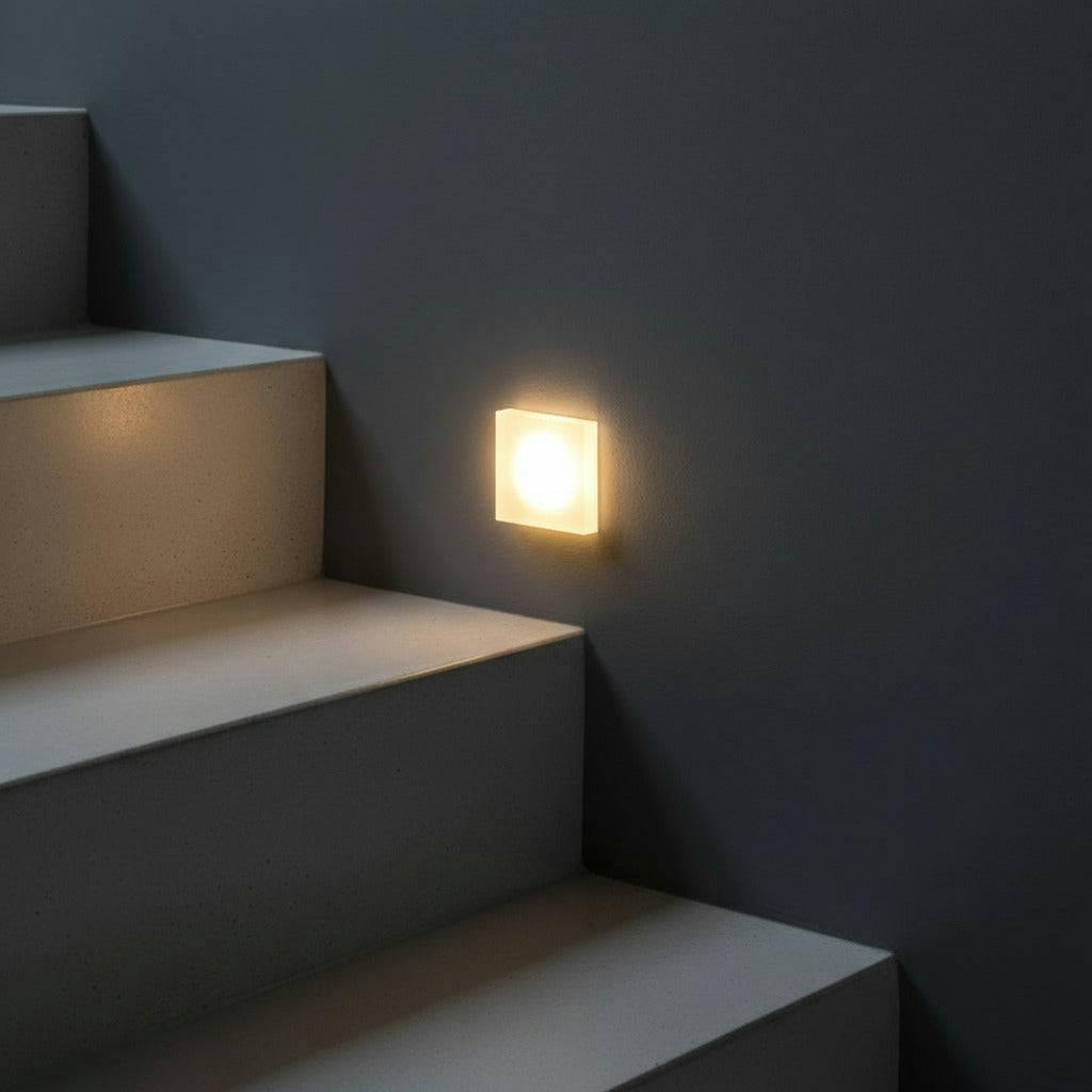 Rackhams Light Square 1 Watt Acrylic Recessed Interior For Stair Steps