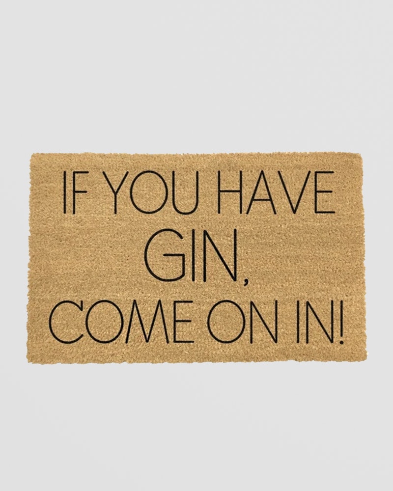 Artsy Doormats Light If You Have Gin Come On In Doormat