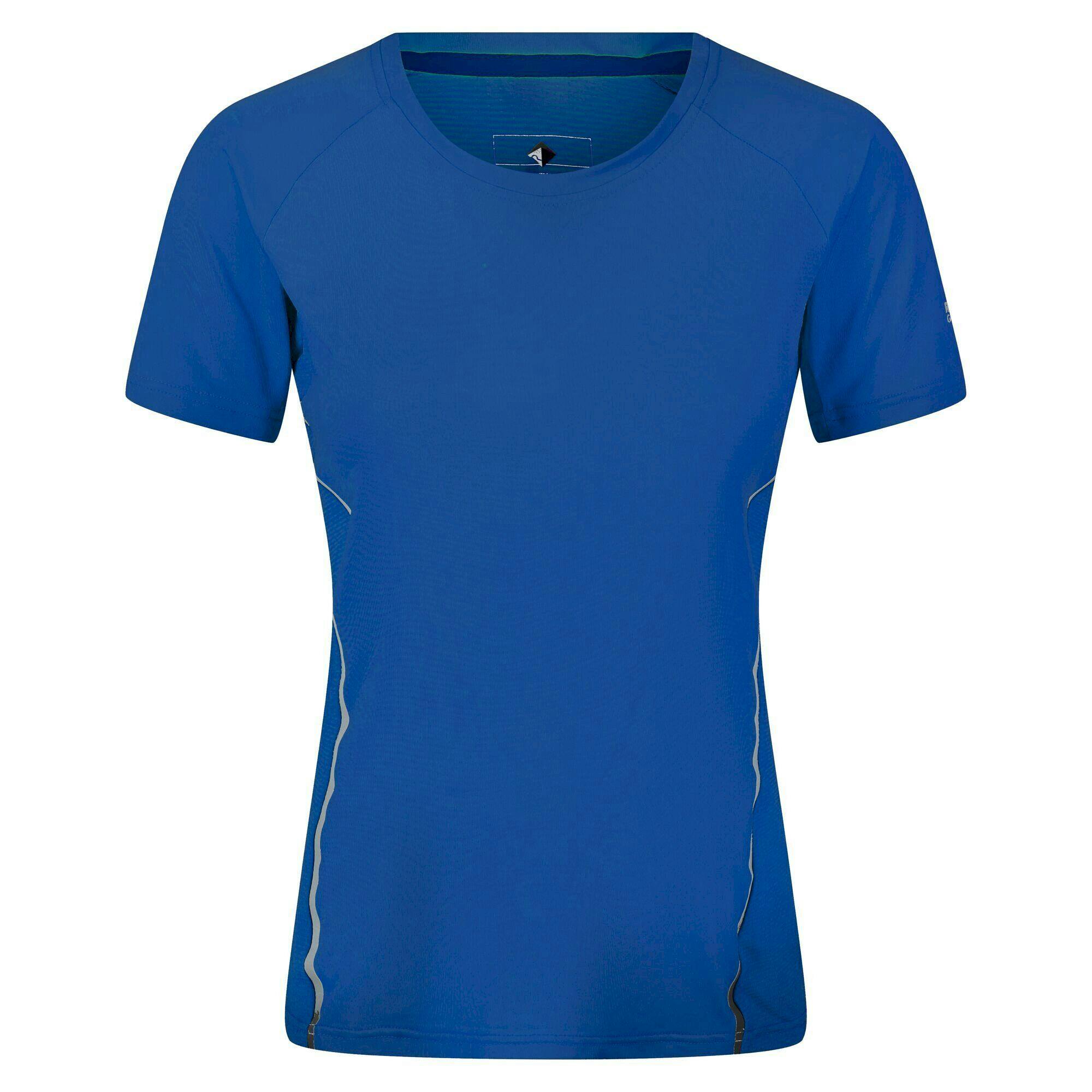 Regatta Women's Blue Highton Pro T-Shirt - Lapis - 8 Uk - Lapis - 92% Polyester/8% Elastane