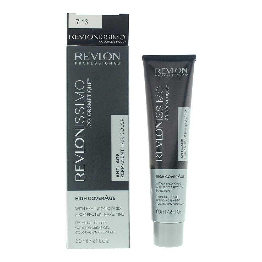 Revlon Beige Revlonissimo Colorsmetique 7.13 Blonde Hair Colour 60Ml
