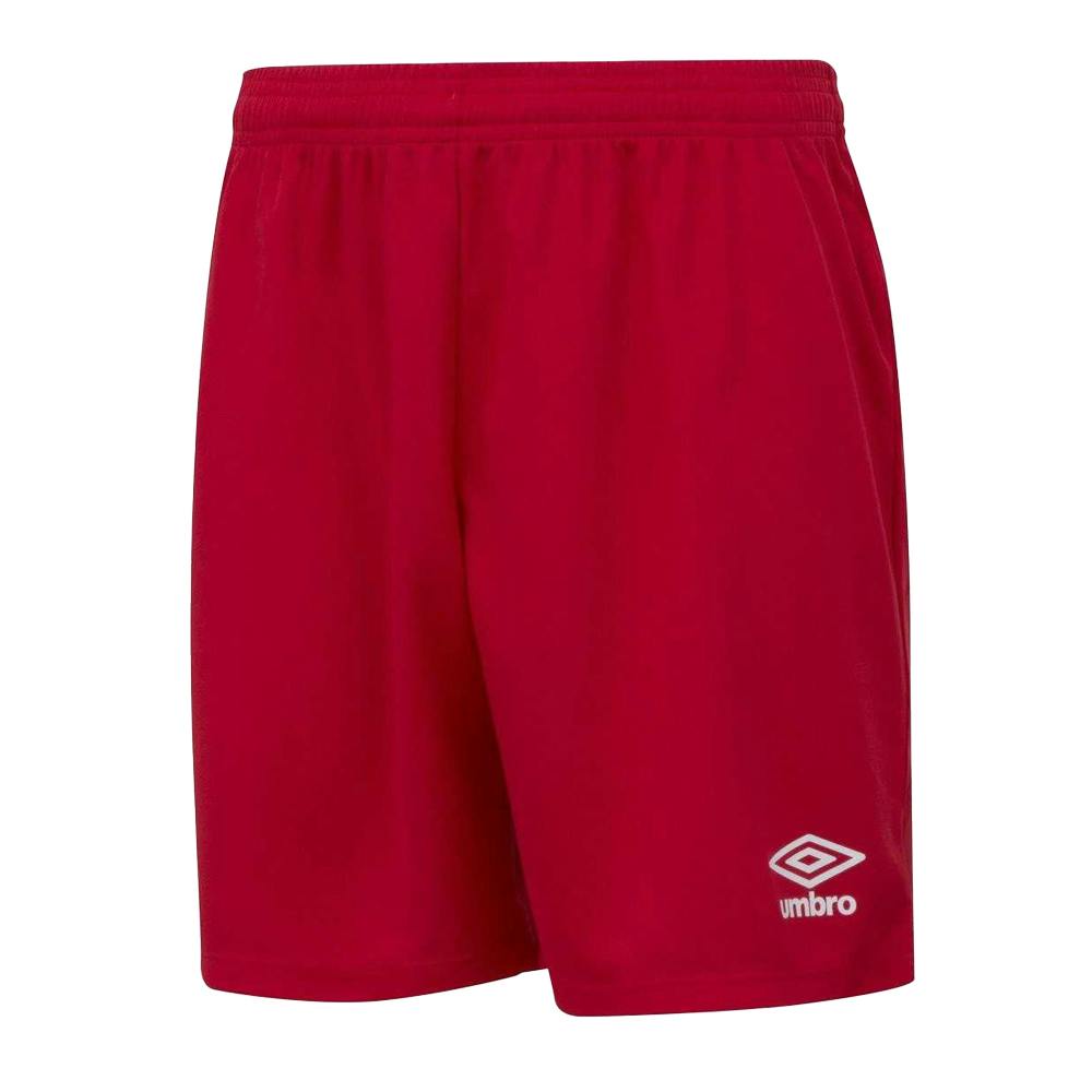 Umbro Men's Club Shorts - Vermillion - Vermillion - S - 100% Polyester