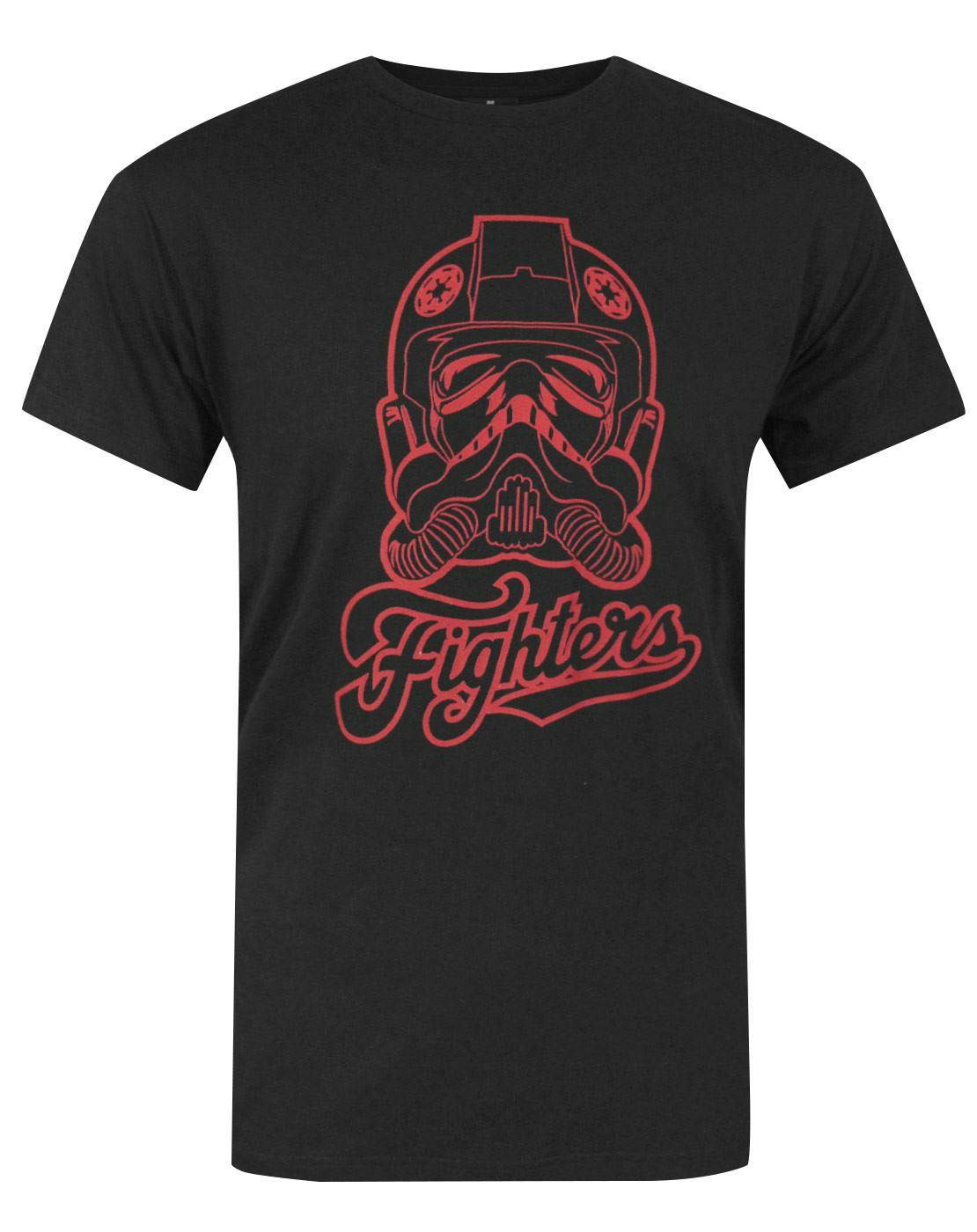 Vanilla Underground Men's Black Star Wars Stormtrooper Pilot Short Sleeved T-Shirt - Small