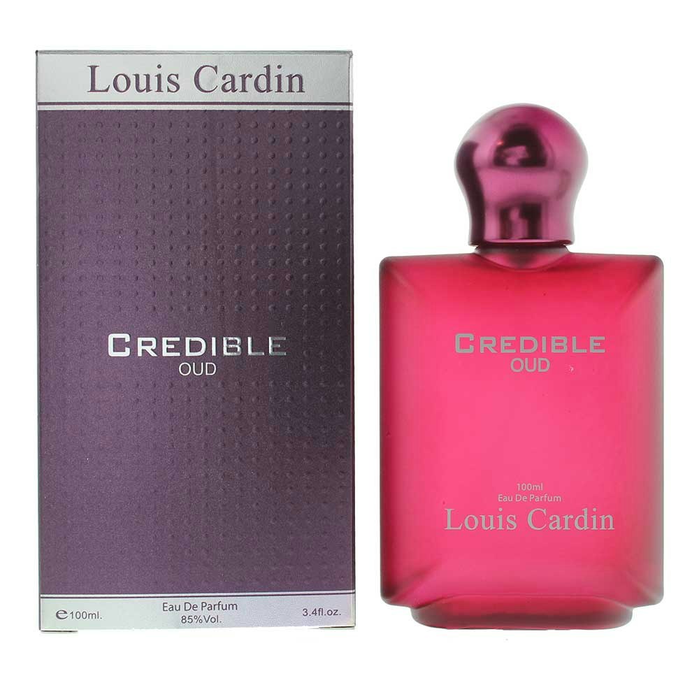 Louis Cardin Unisex Orange/Amber/Red Credible Oud Eau De Parfum 100Ml Spray For